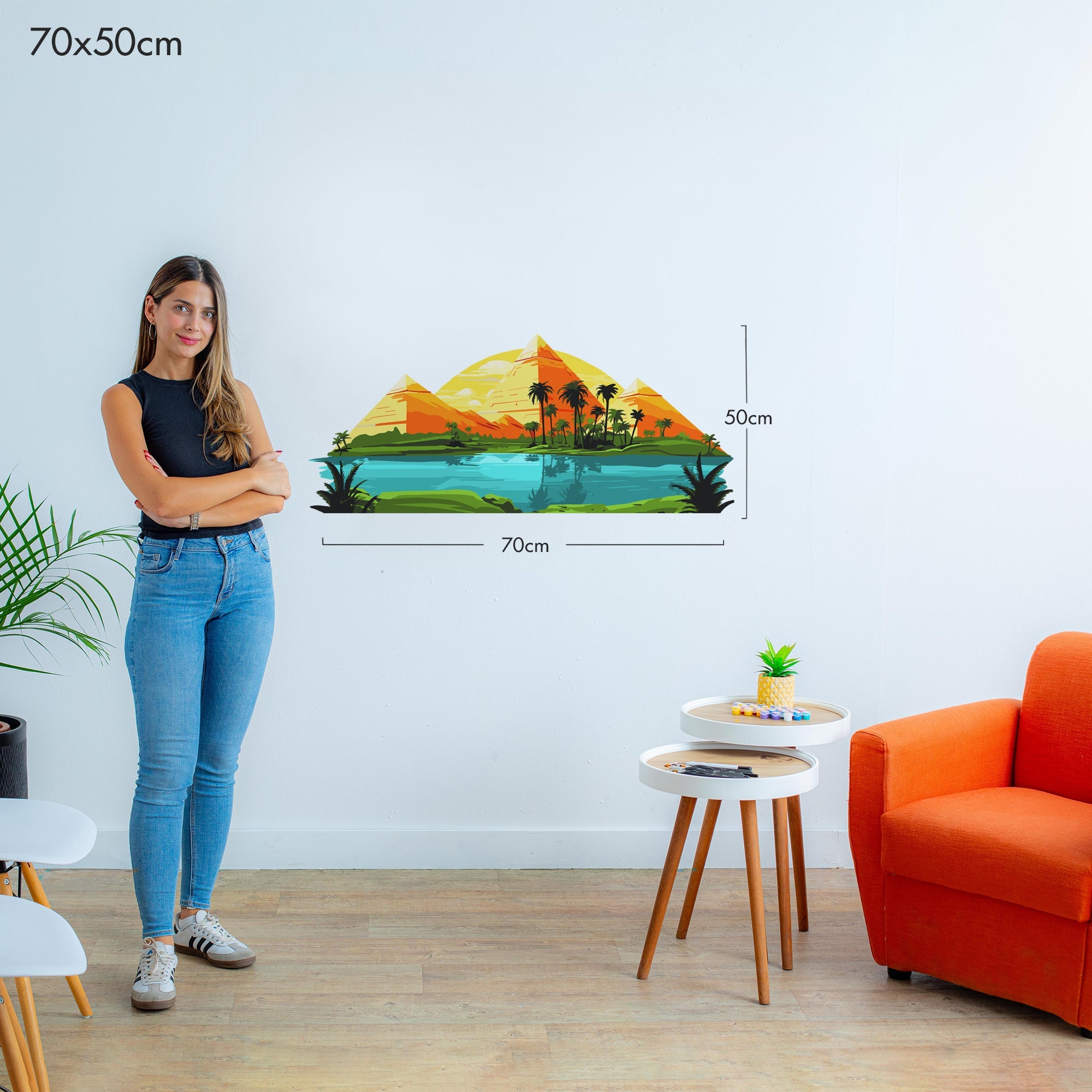 Pyramids of Egypt - Murals by Numbers Kit