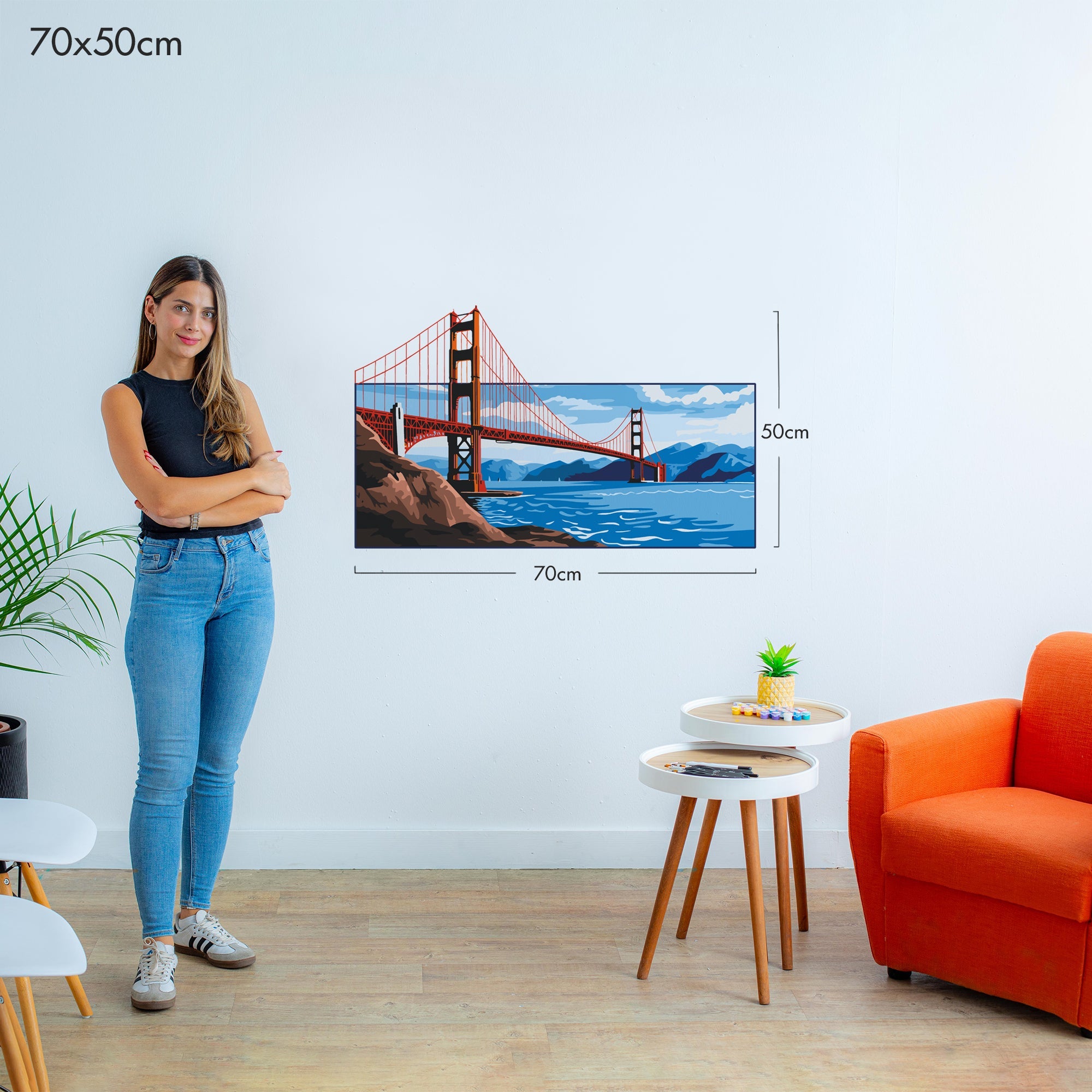 Golden Gate Bridge - Murals by Numbers Kit