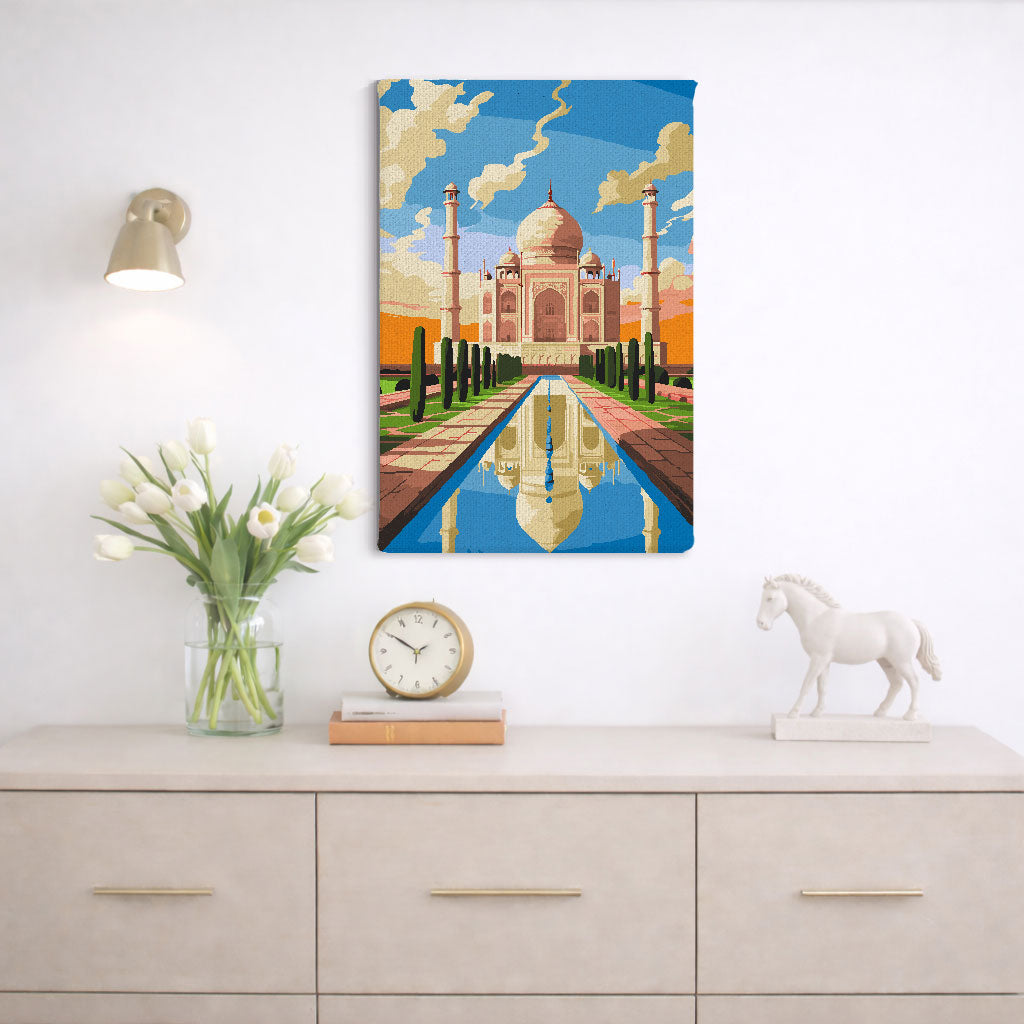Taj Mahal - Paint By Numbers Kit
