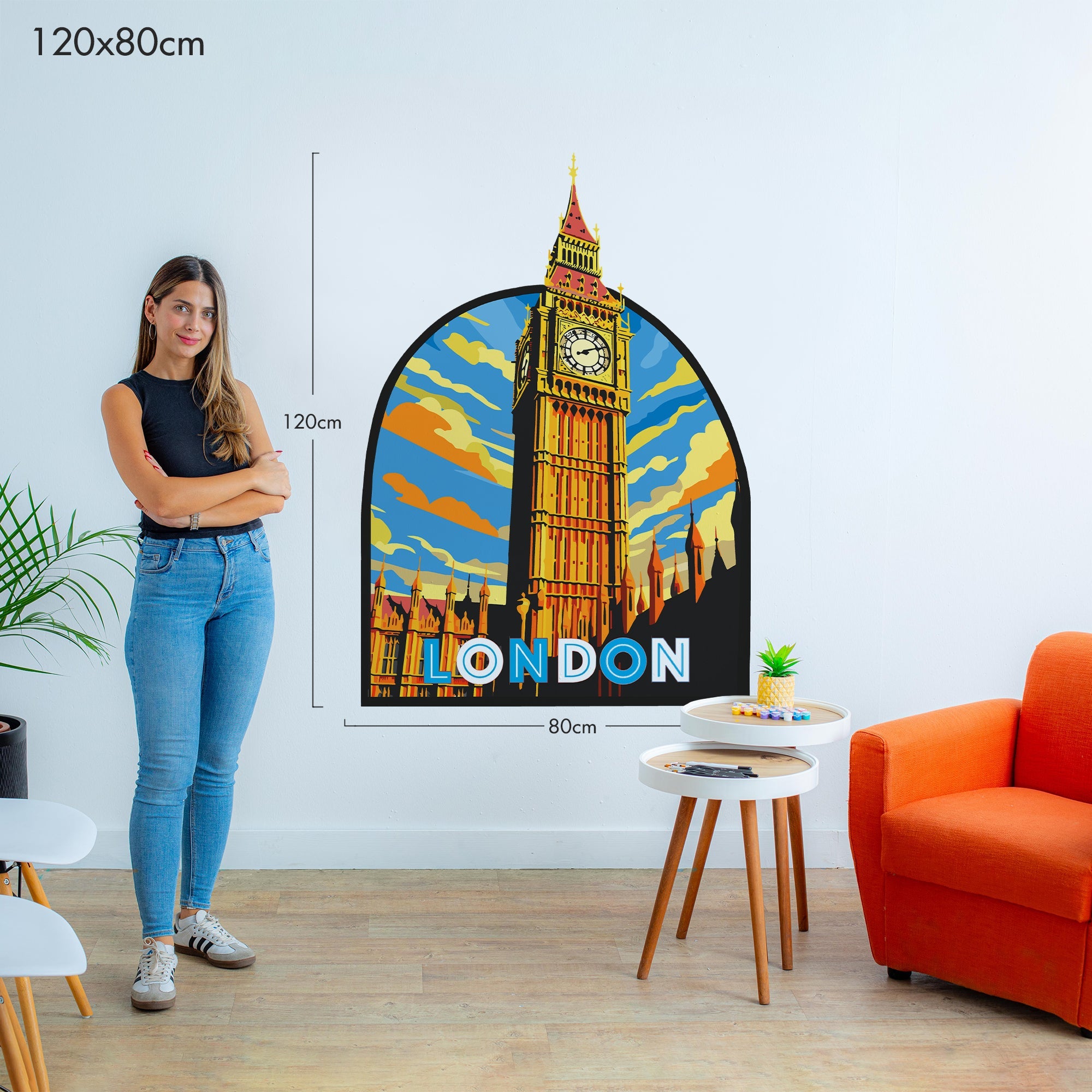 Big Ben Golden Hour - Murals by Numbers Kit