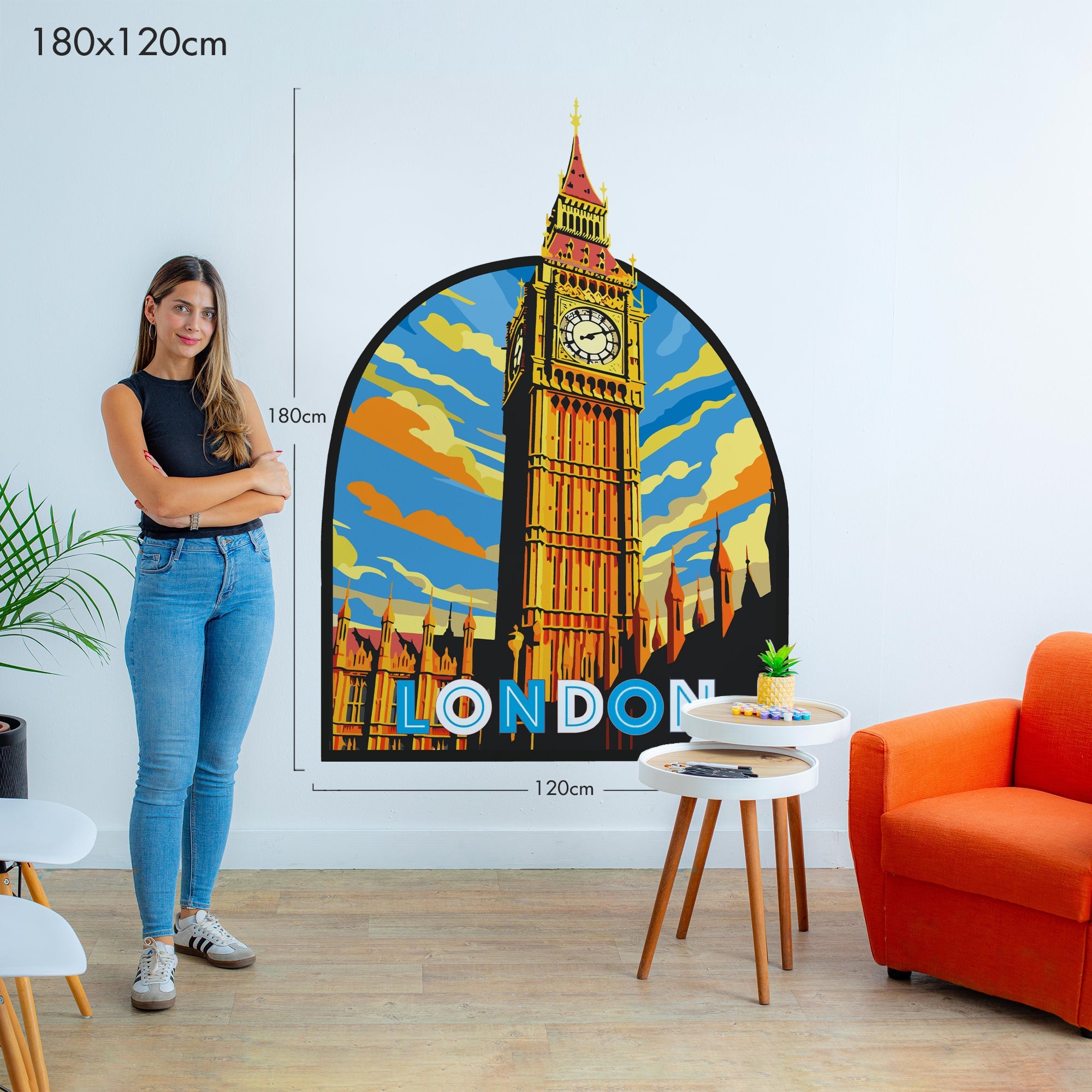 Big Ben Golden Hour - Murals by Numbers Kit