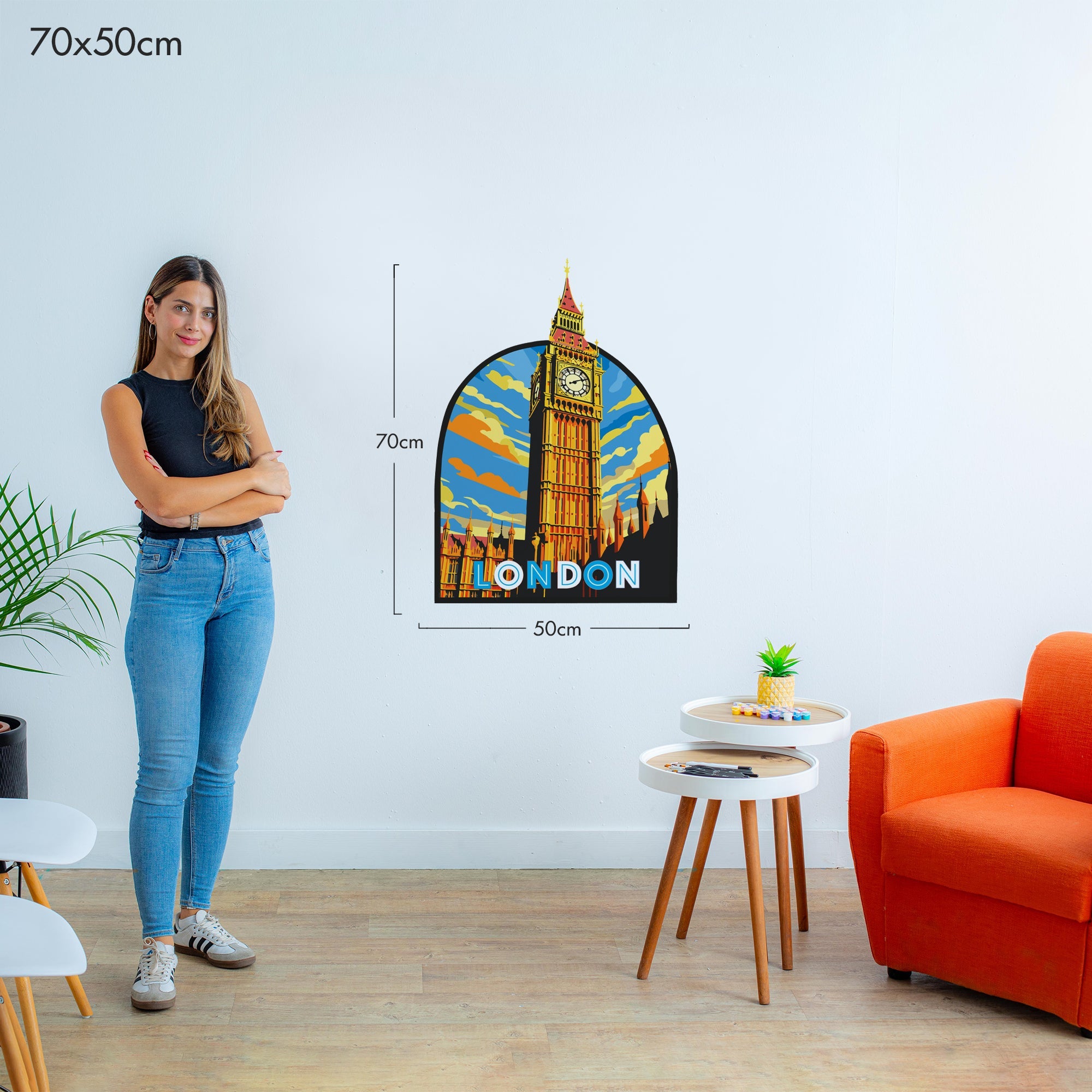 Big Ben Golden Hour - Murals by Numbers Kit