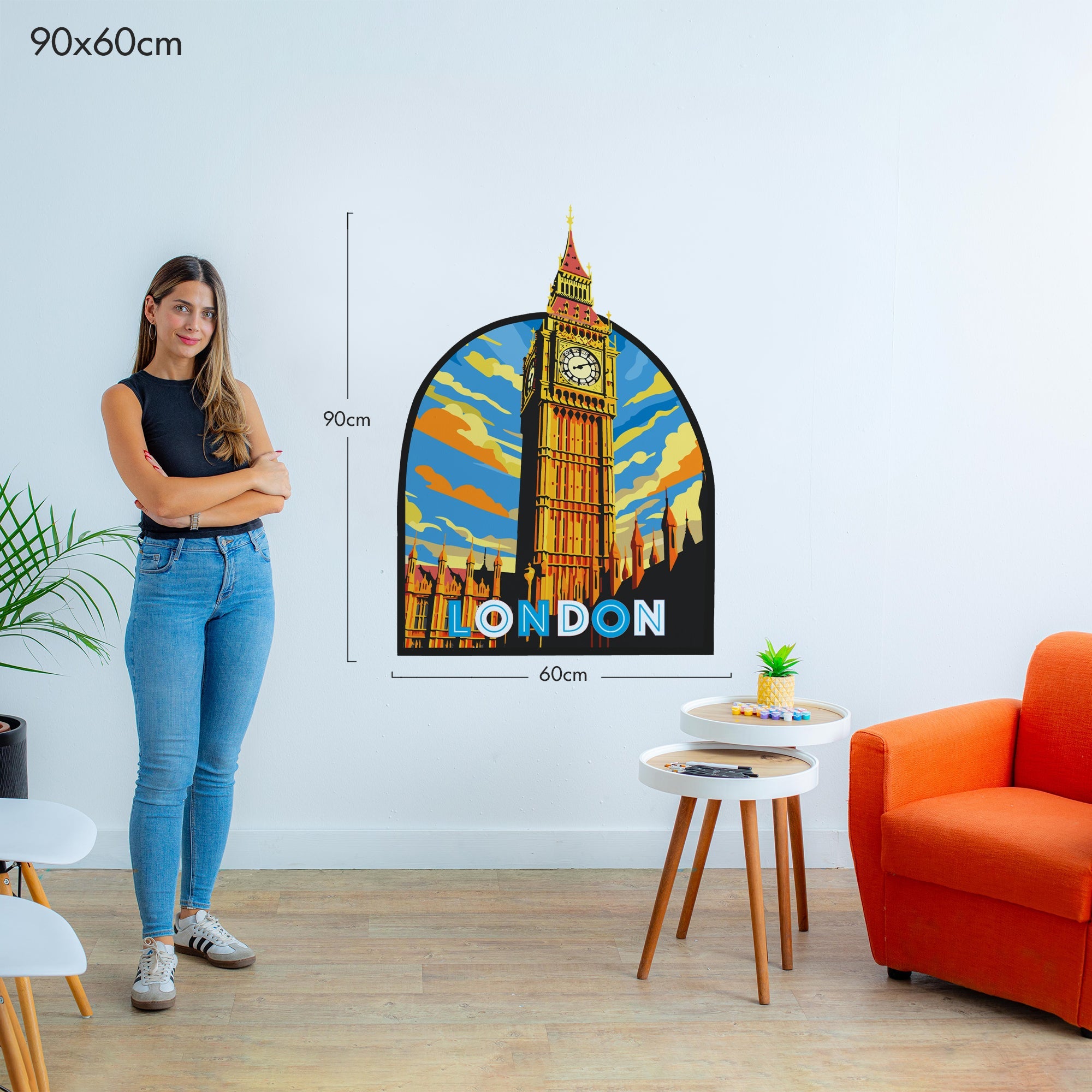 Big Ben Golden Hour - Murals by Numbers Kit