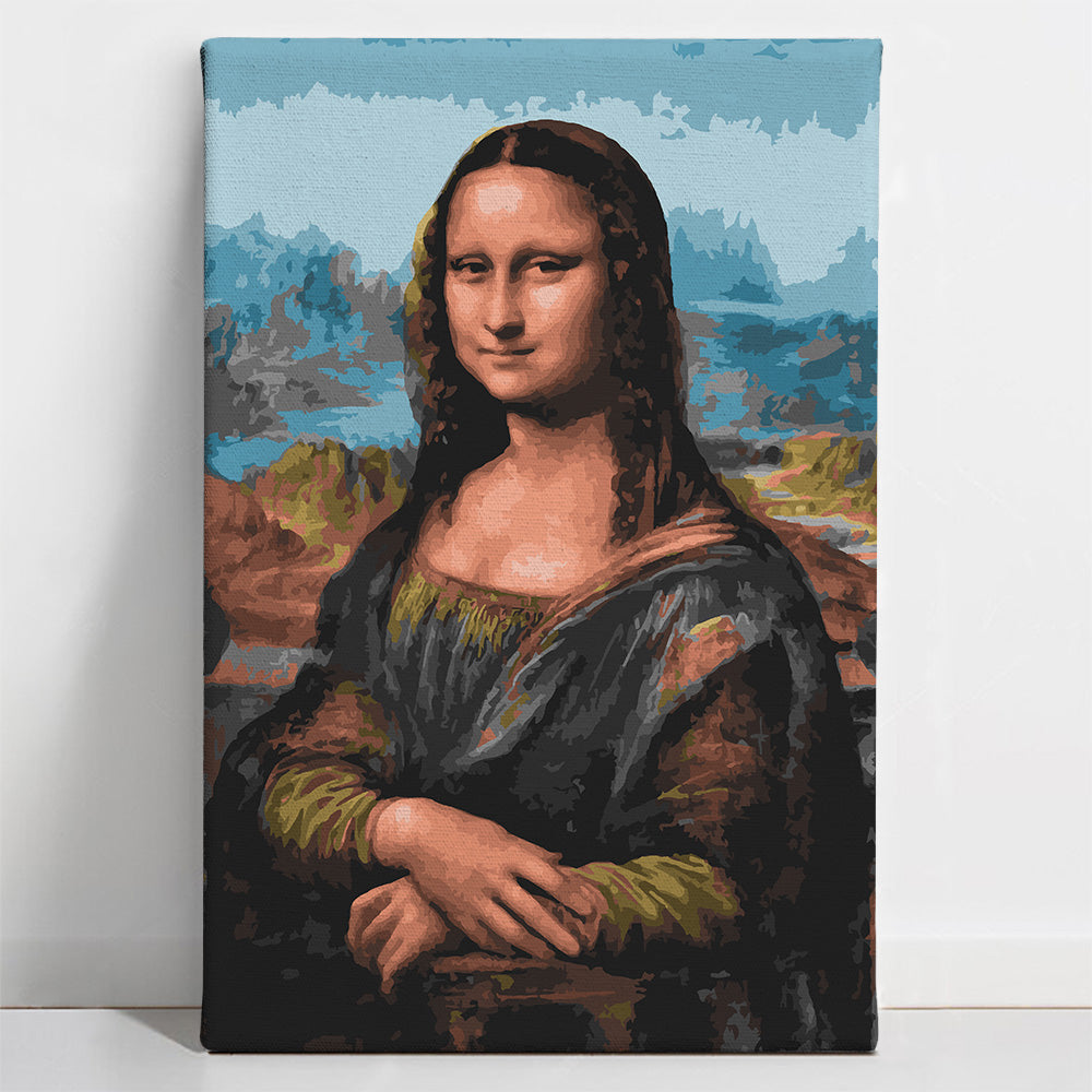 الموناليزا لليوناردو دافنشي - مجموعة الرسم حسب الأرقام