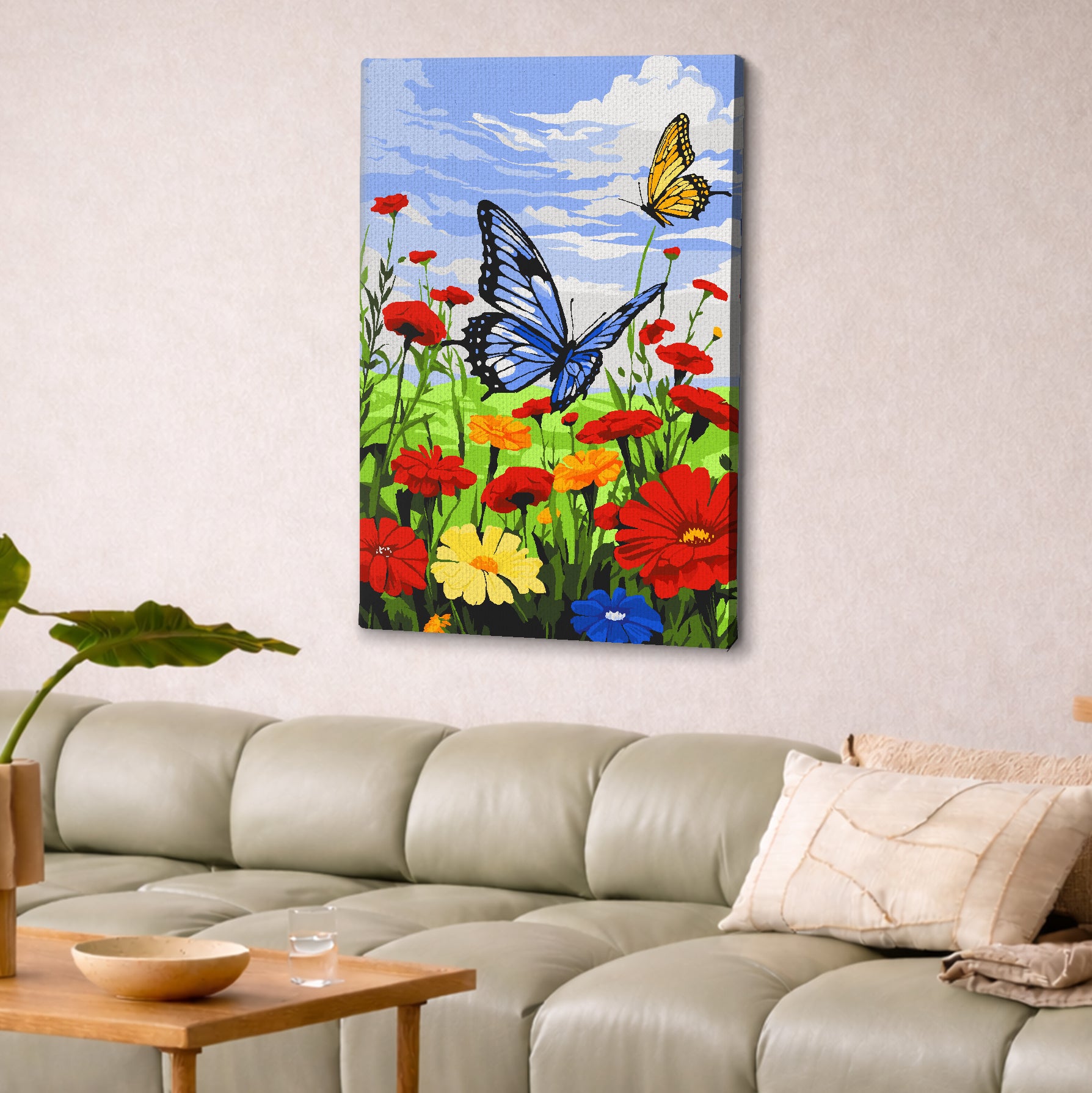 Blooming Butterflies - Paint By Numbers Kit