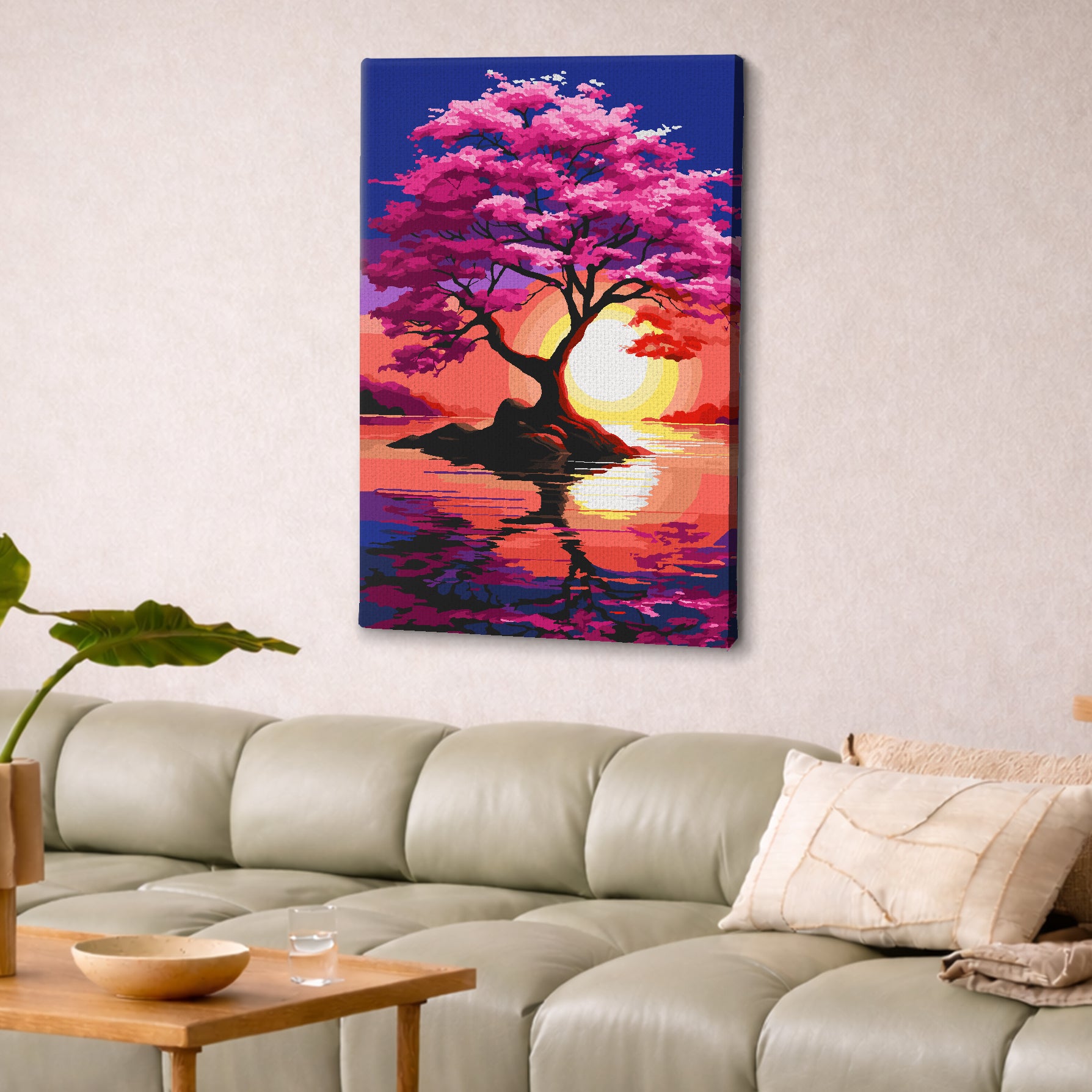 Pink Horizon Sunset - Paint By Numbers Kit