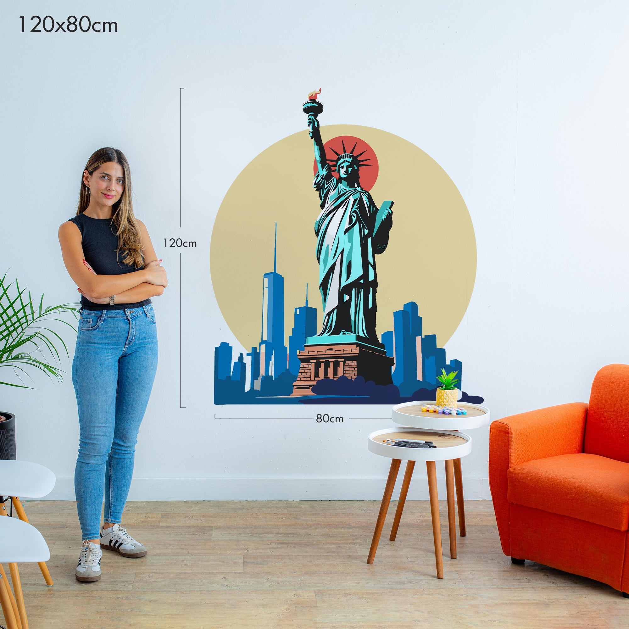 Statue of Liberty - Murals by Numbers Kit