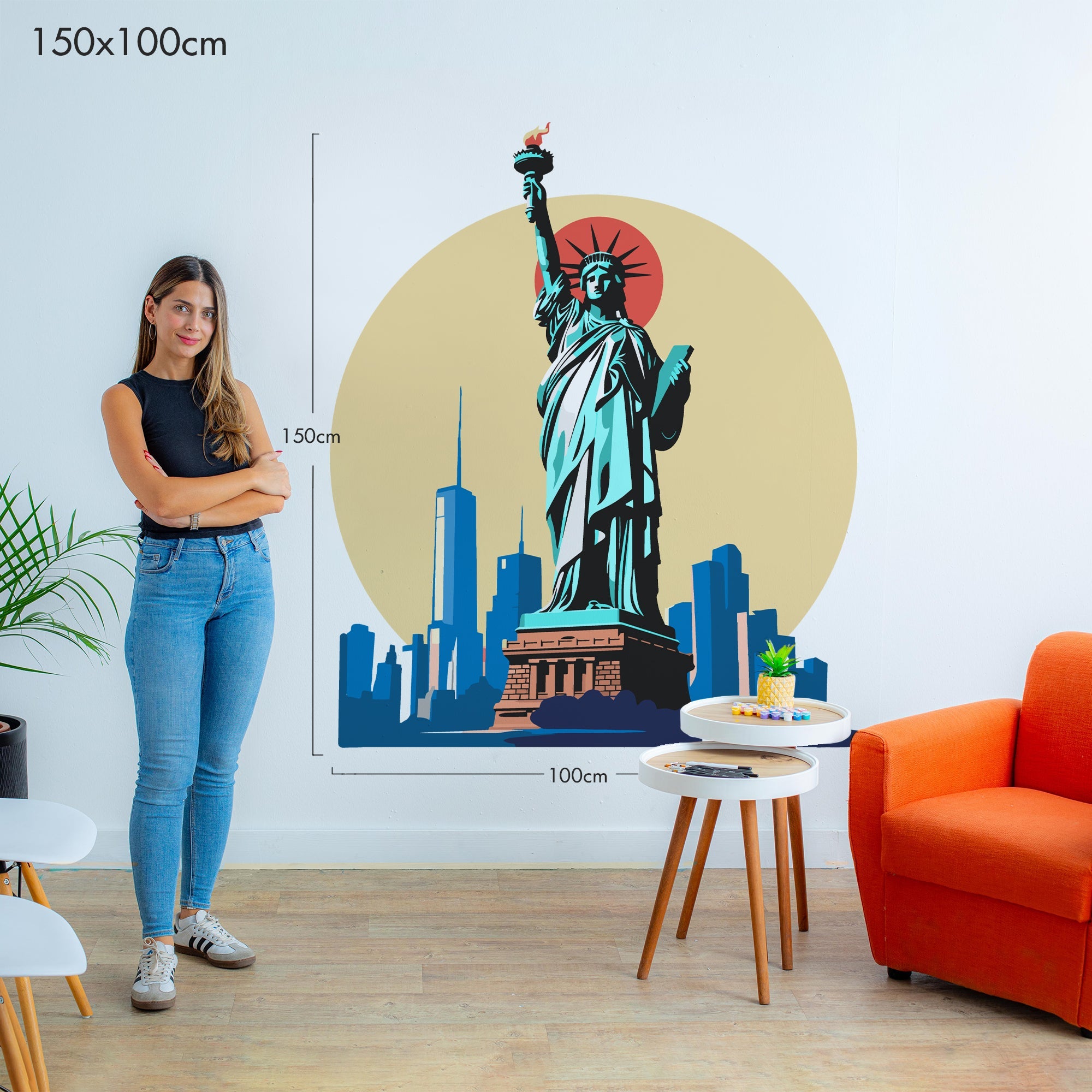 Statue of Liberty - Murals by Numbers Kit