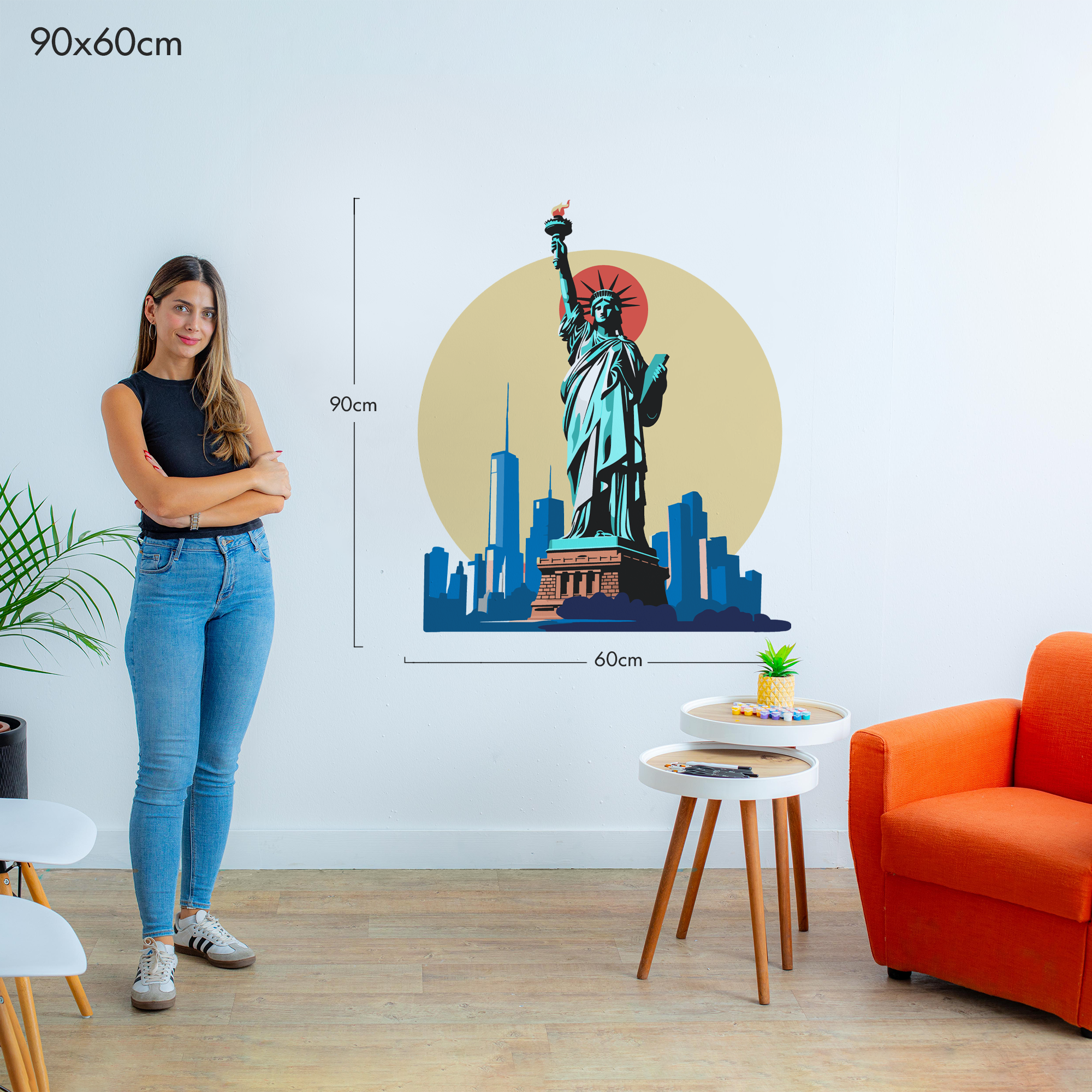 Statue of Liberty - Murals by Numbers Kit