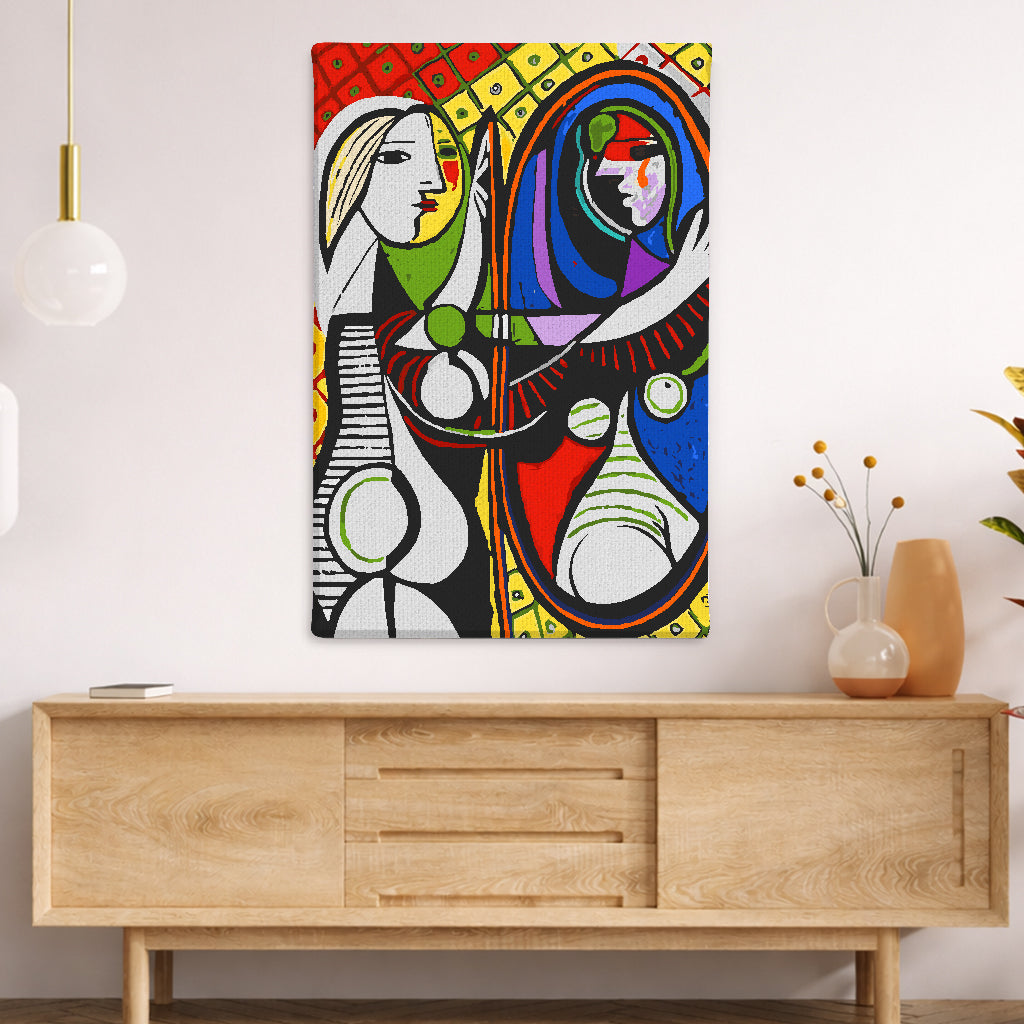 Girl Before a Mirror by Pablo Picasso - Paint By Numbers Kit