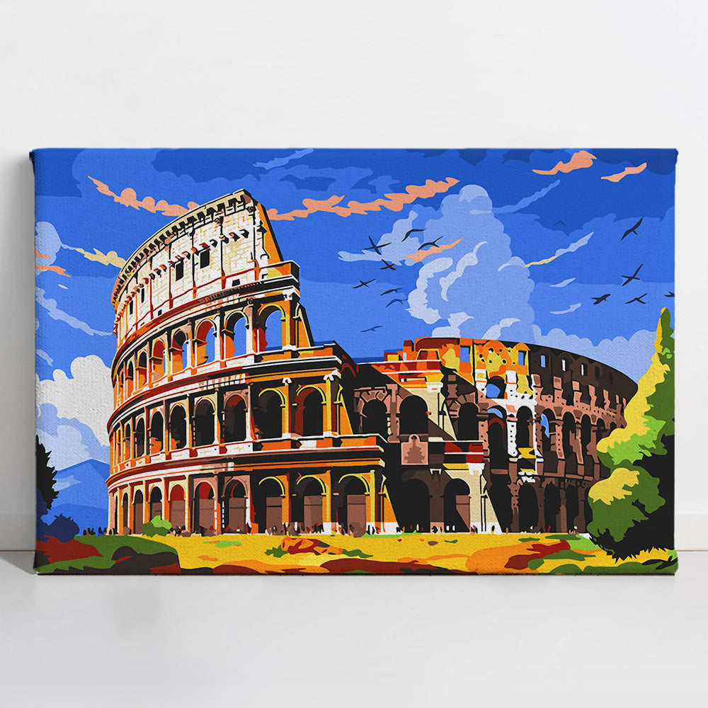 Colosseum of Rome - Paint By Numbers Kit