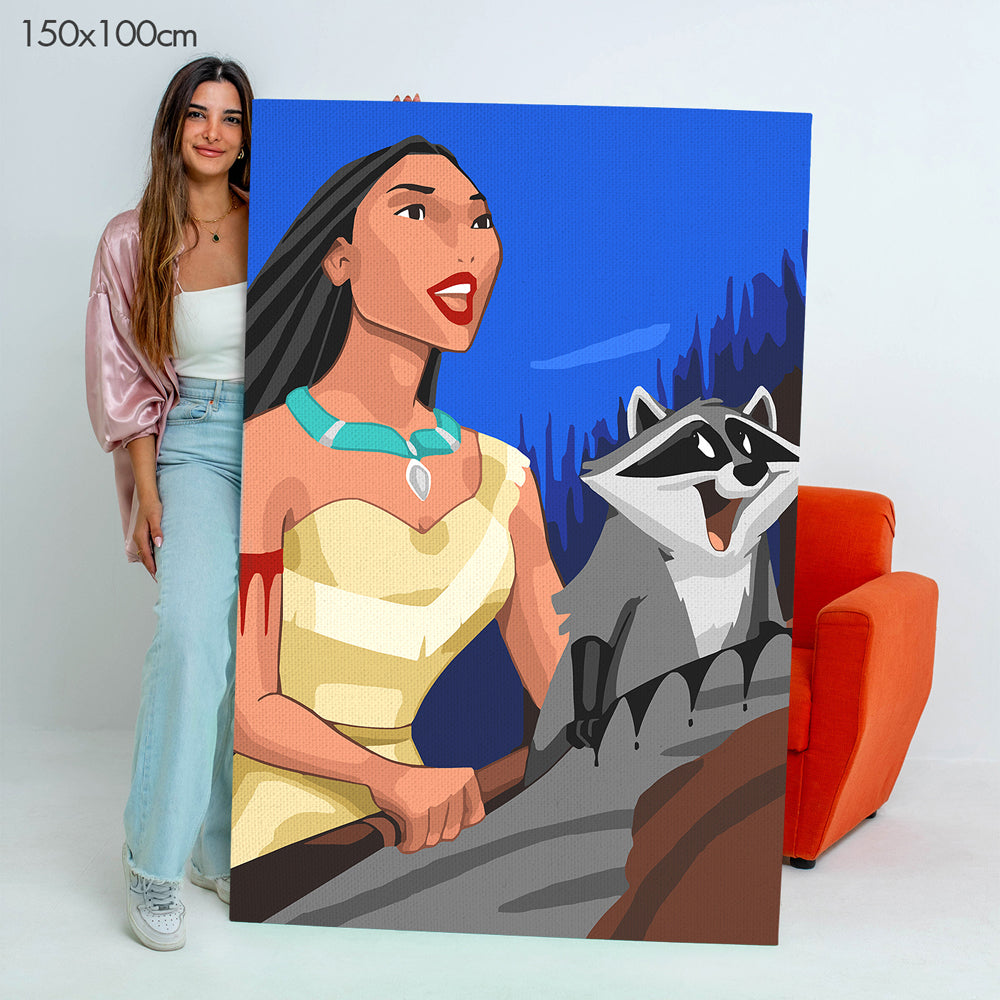 Pocahontas - Kids Paint By Numbers Kit