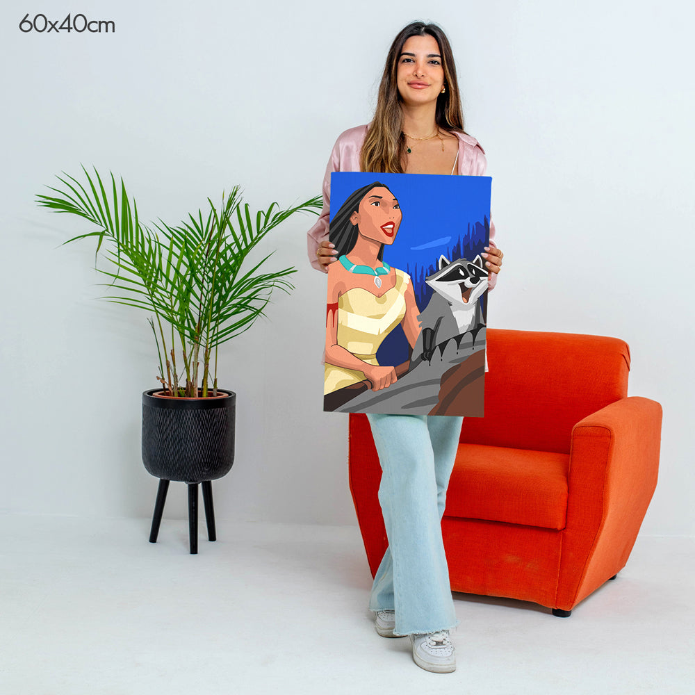Pocahontas - Kids Paint By Numbers Kit