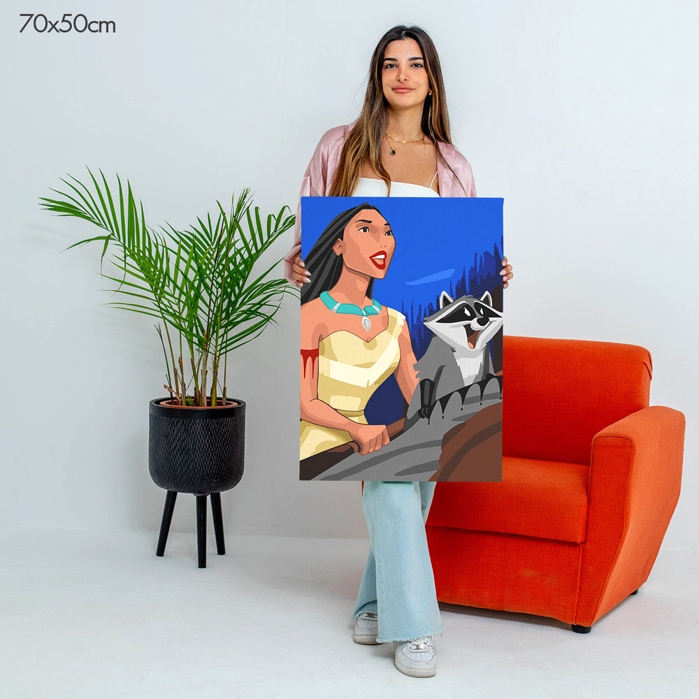 Pocahontas - Kids Paint By Numbers Kit