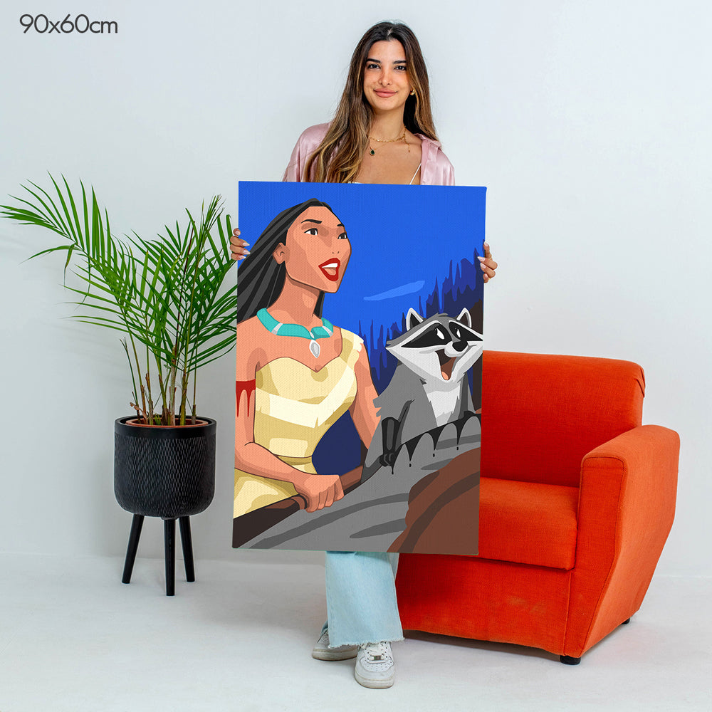 Pocahontas - Kids Paint By Numbers Kit