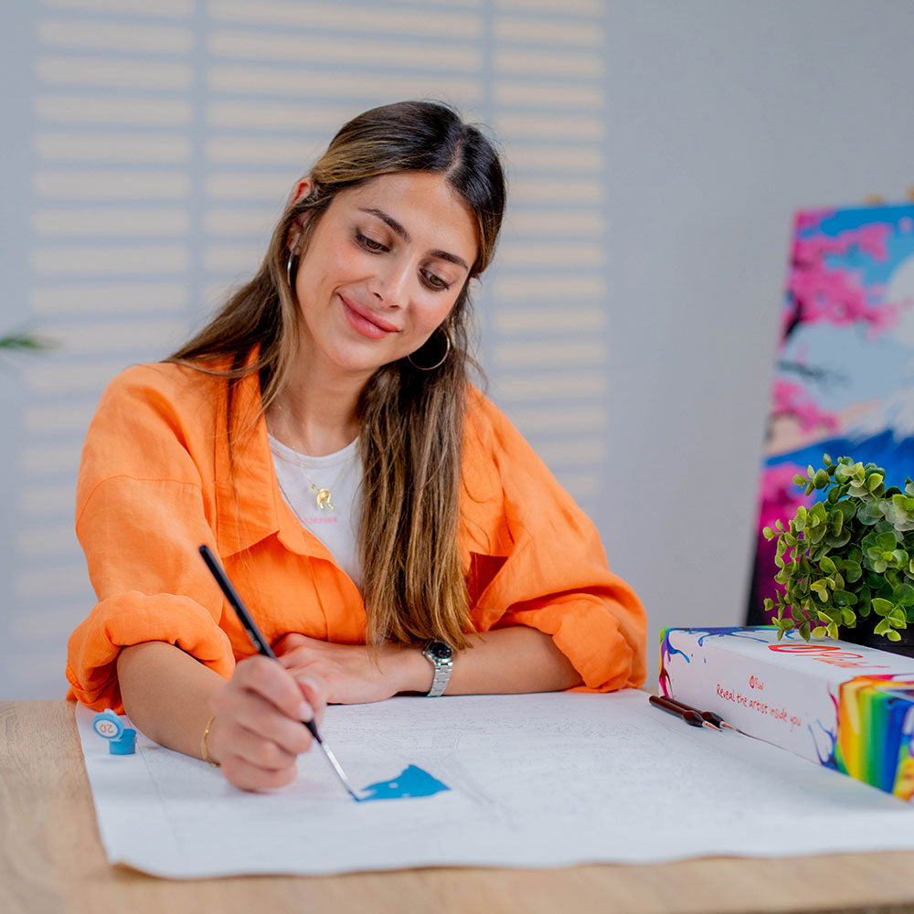 Vivid Birds Perch - Paint By Numbers Kit