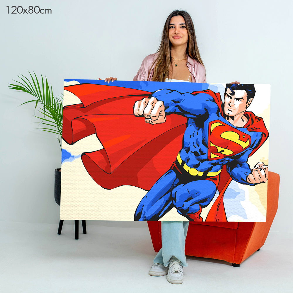 Superman - Kids Paint By Numbers Kit
