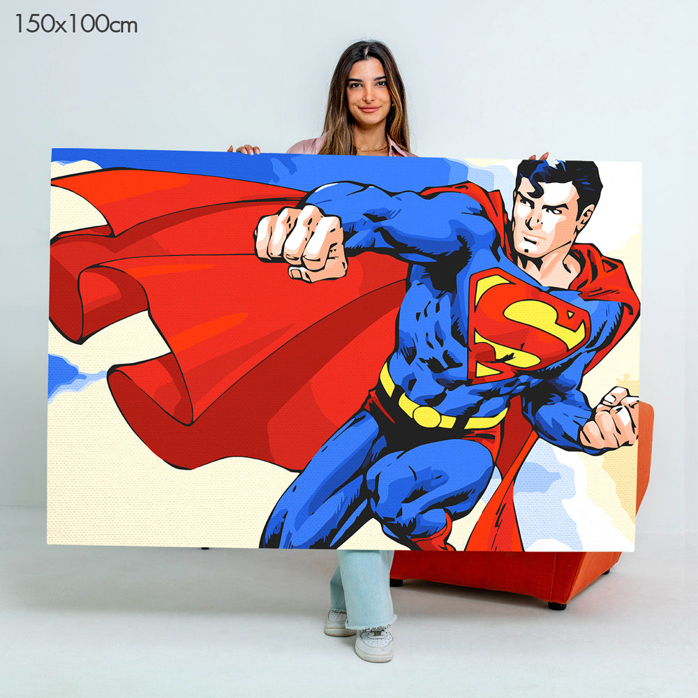 Superman - Kids Paint By Numbers Kit