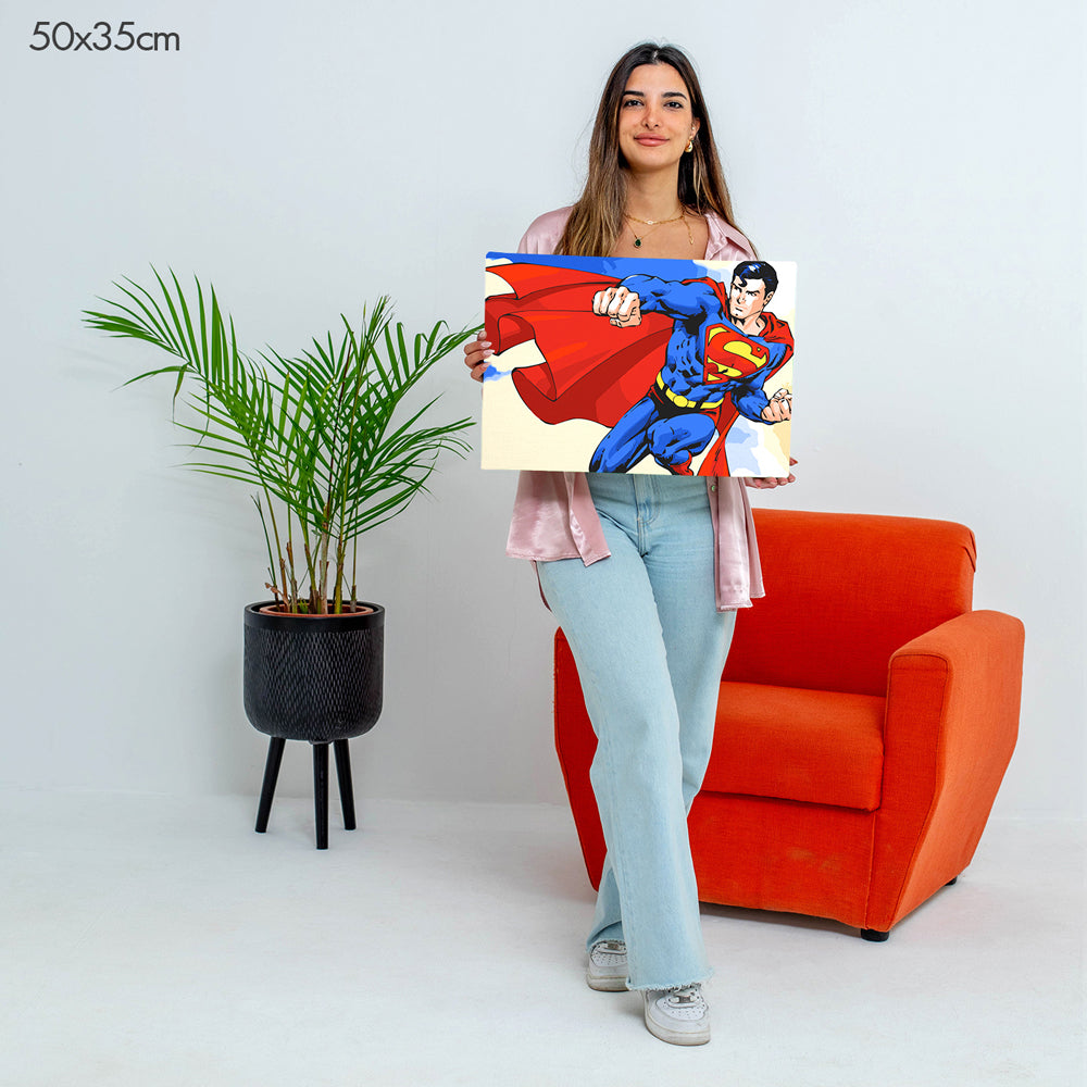 Superman - Kids Paint By Numbers Kit