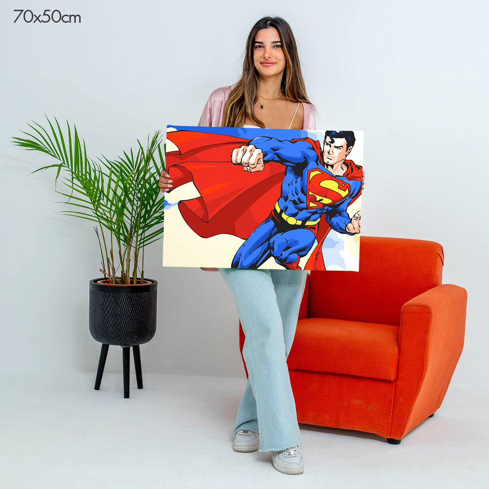 Superman - Kids Paint By Numbers Kit