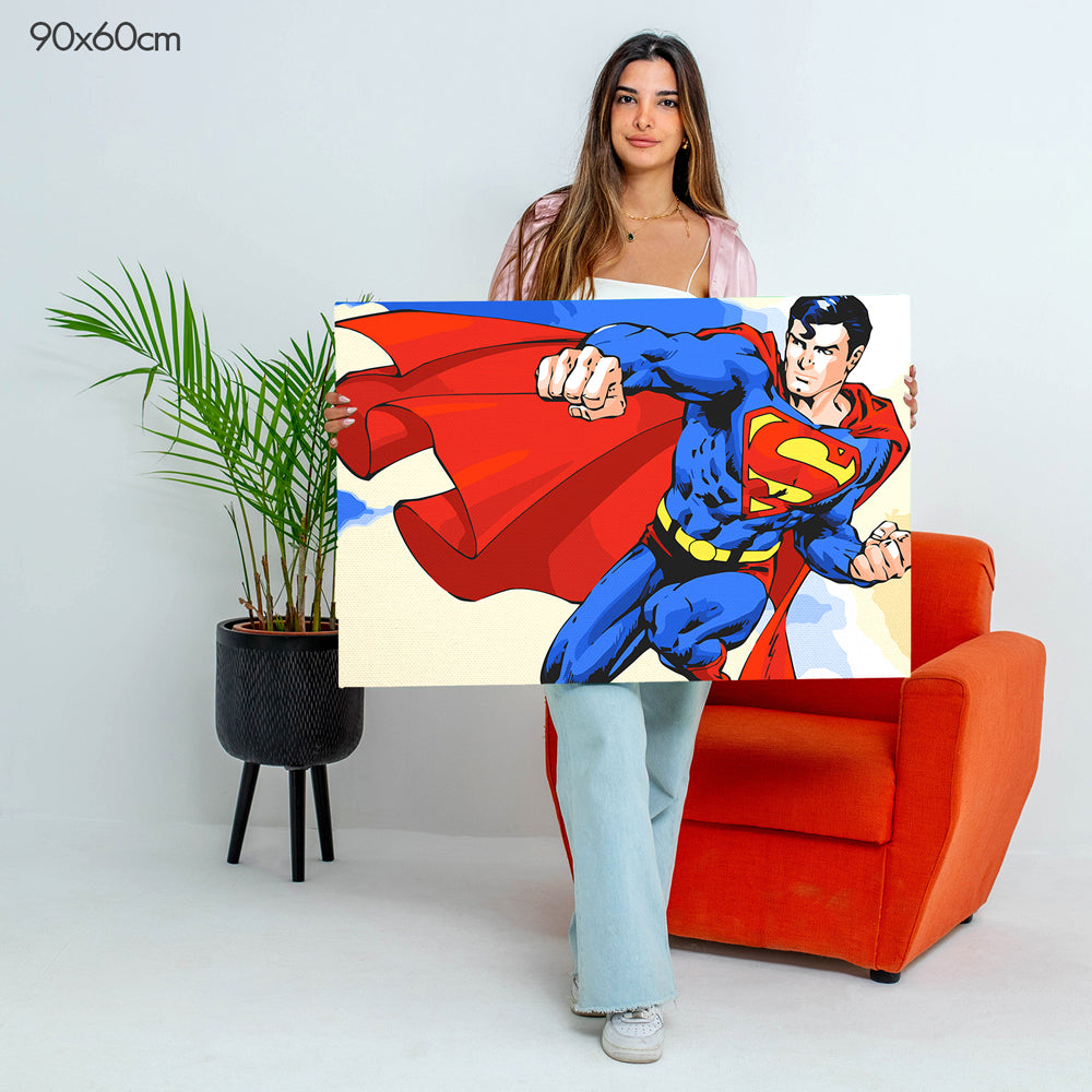 Superman - Kids Paint By Numbers Kit