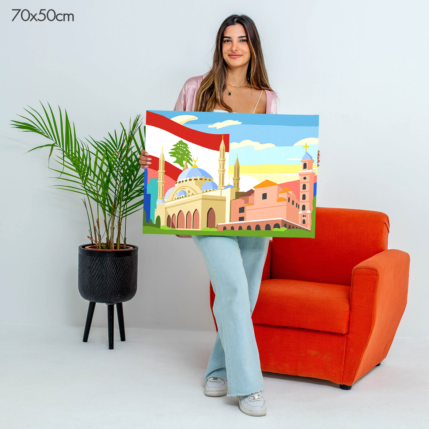 سبع درجات من الورود - مجموعة الرسم حسب الأرقام