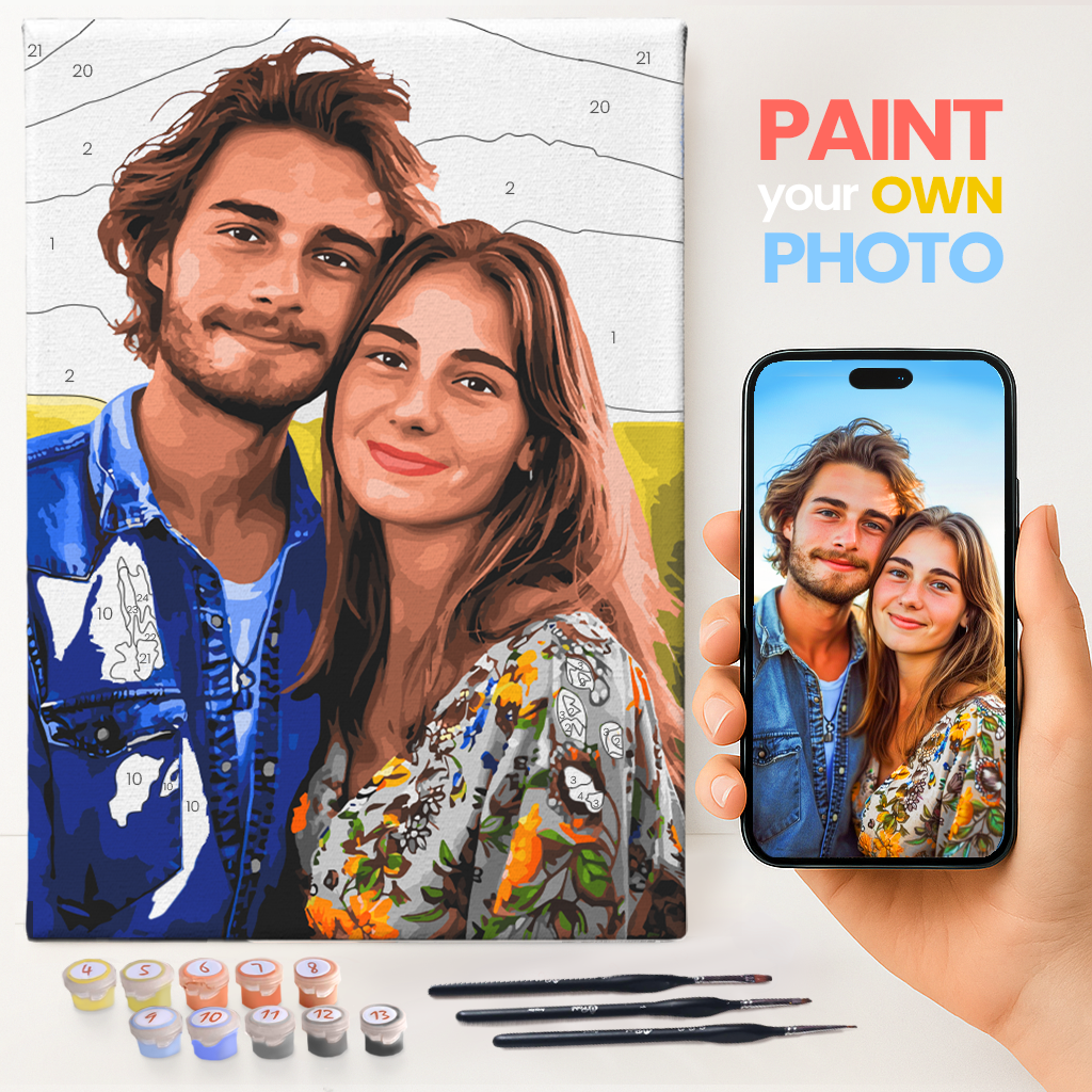 Customized Paint by Numbers Kit - Paint Your Photo