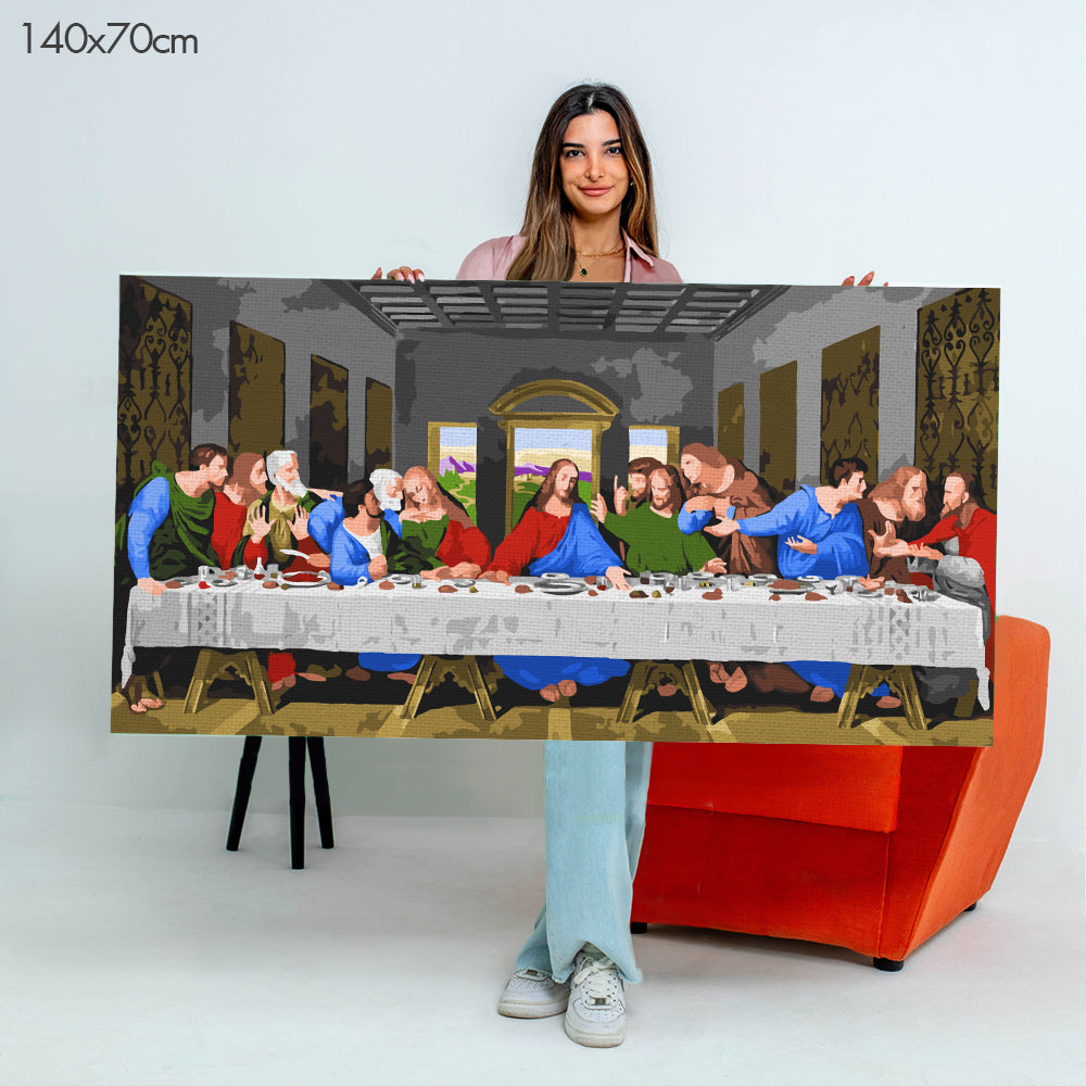 ليلة مرصعة بالنجوم لفنسنت فان جوخ - مجموعة الرسم حسب الأرقام