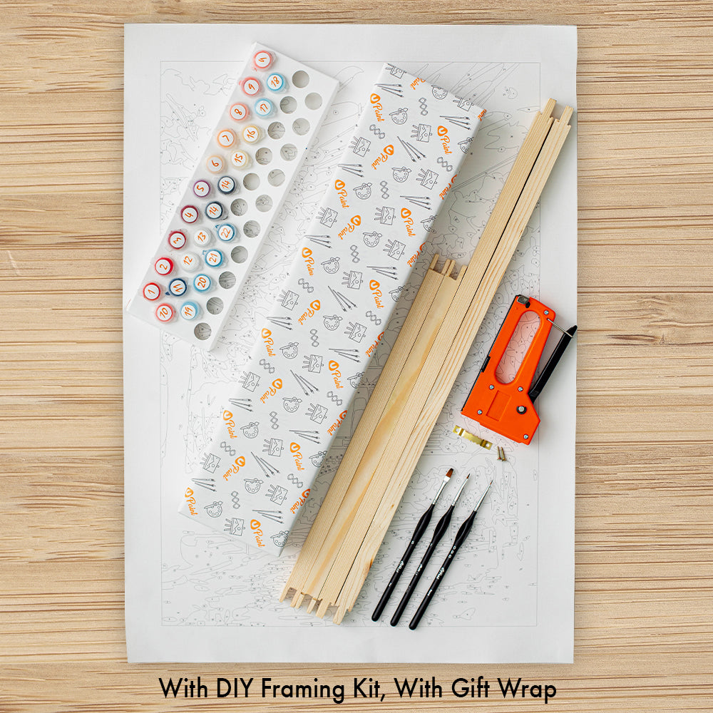 Day and Night Harmony - Paint By Numbers Kit