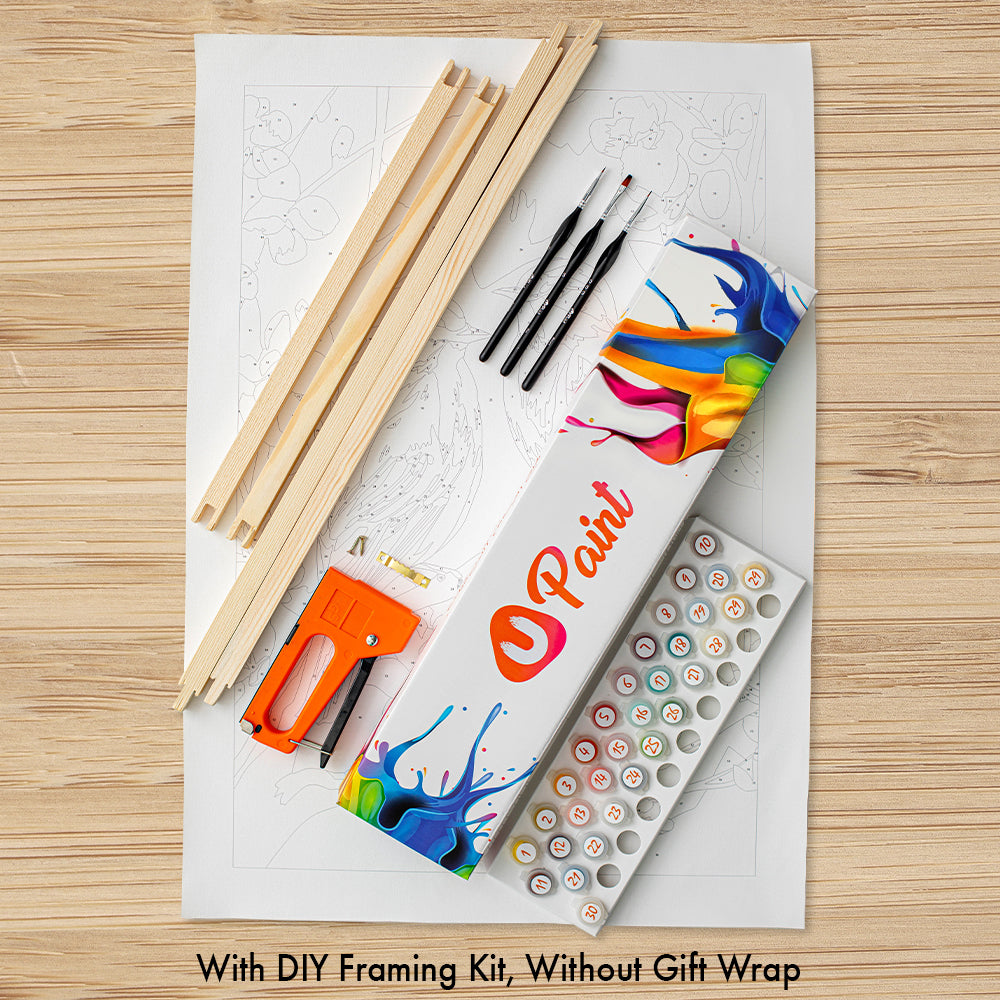 Vivid Birds Perch - Paint By Numbers Kit