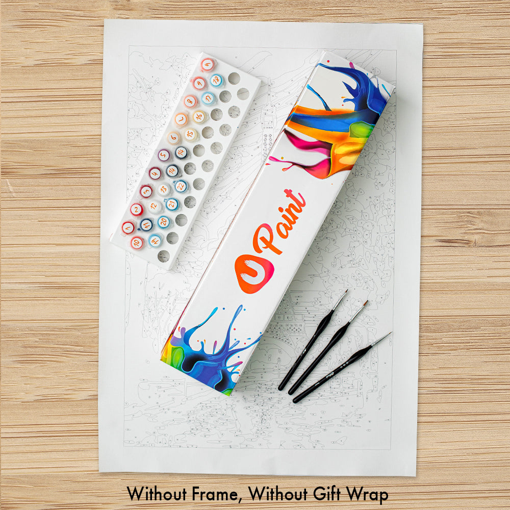 Vivid Birds Perch - Paint By Numbers Kit