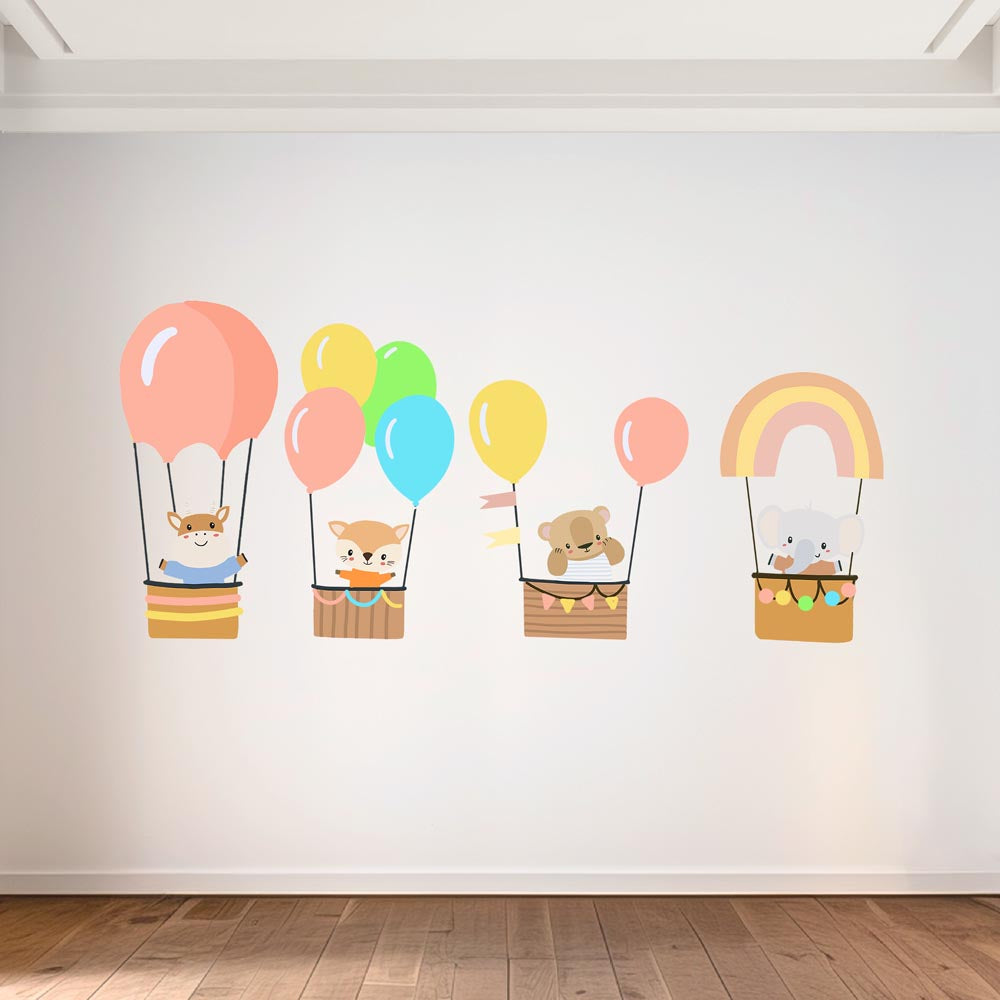 A Balloon Ride with Friends - Murals by Numbers Kit