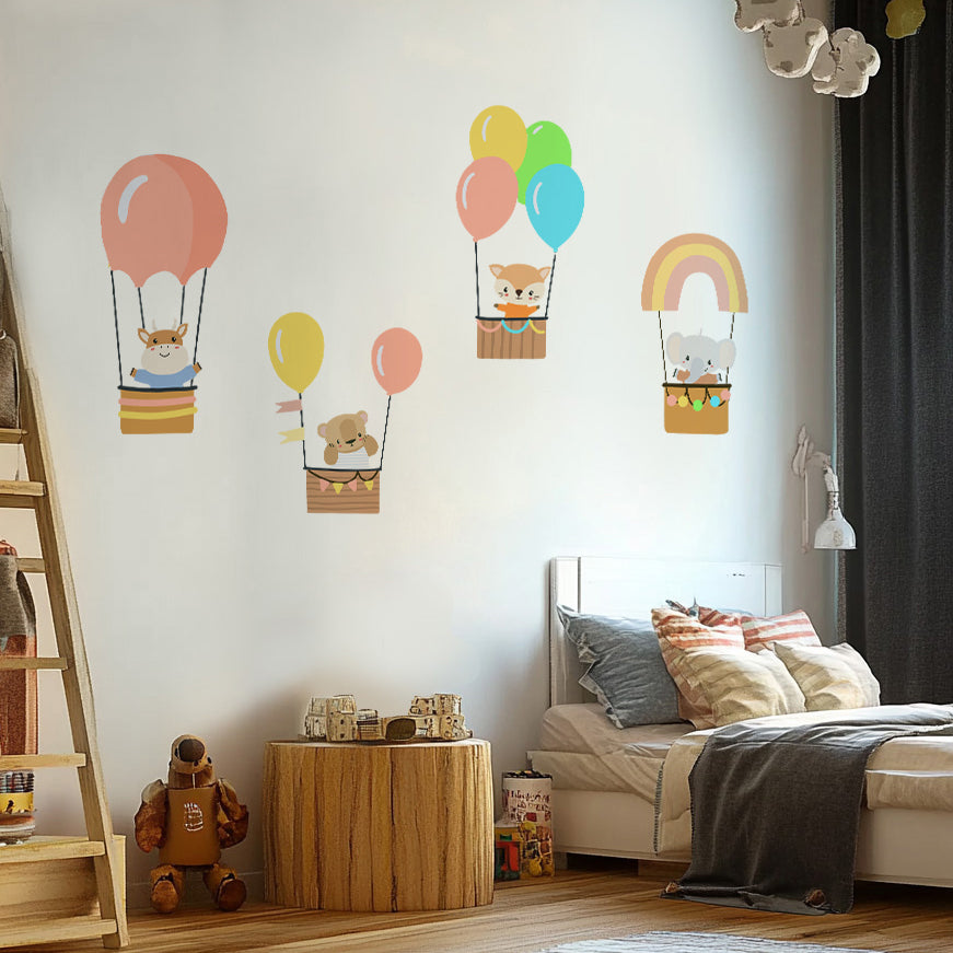 A Balloon Ride with Friends - Murals by Numbers Kit