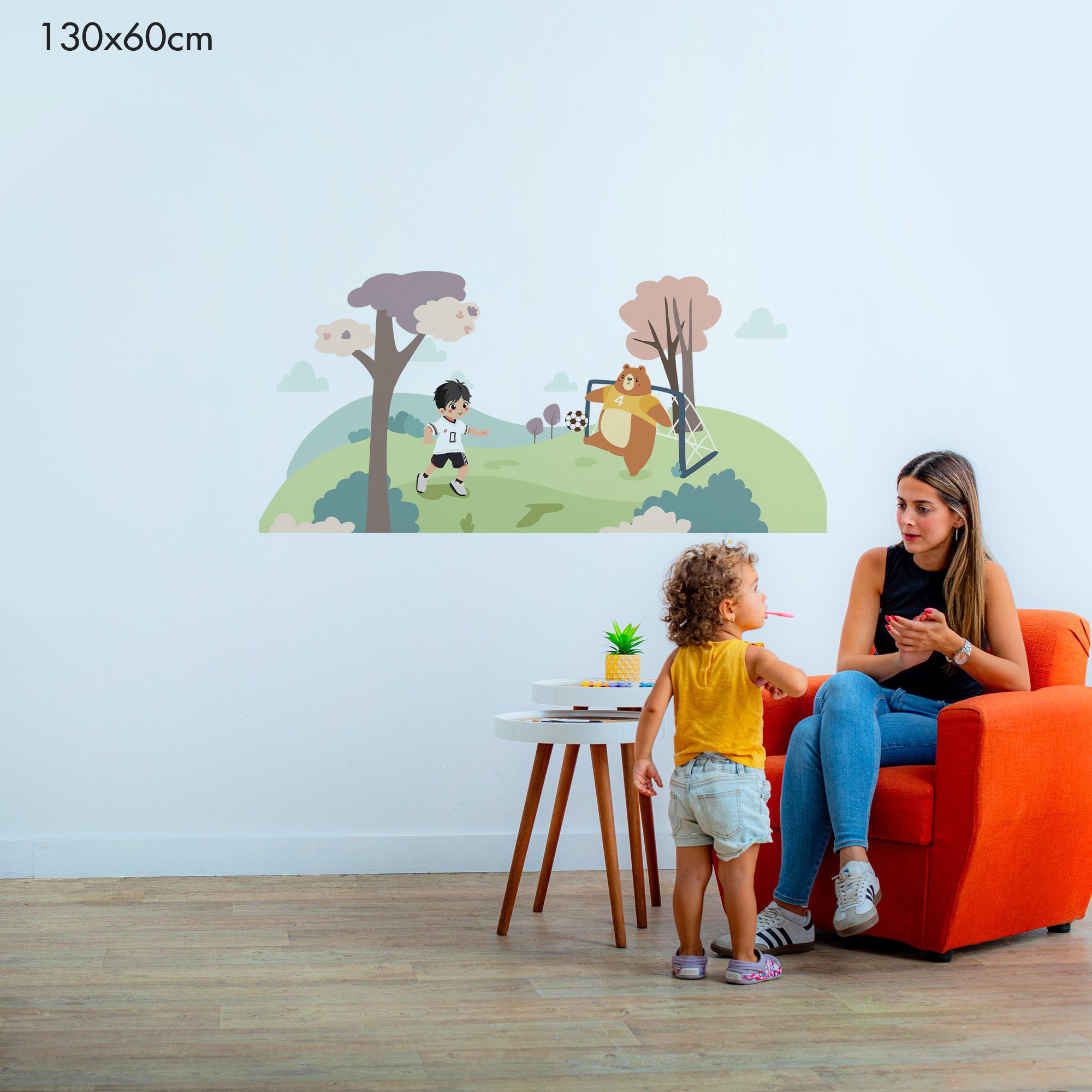 Soccer in Dreamland - Murals by Numbers Kit