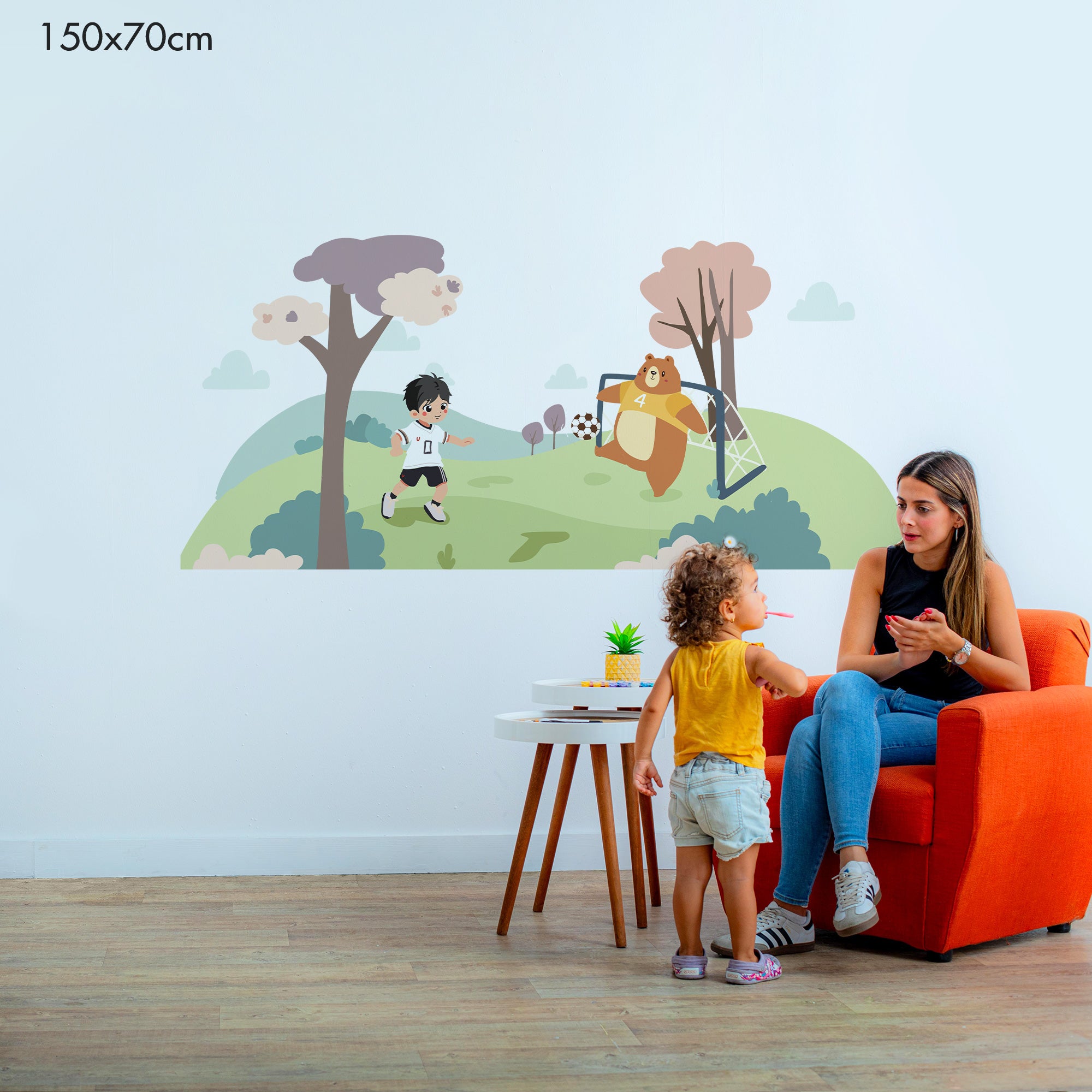 Soccer in Dreamland - Murals by Numbers Kit
