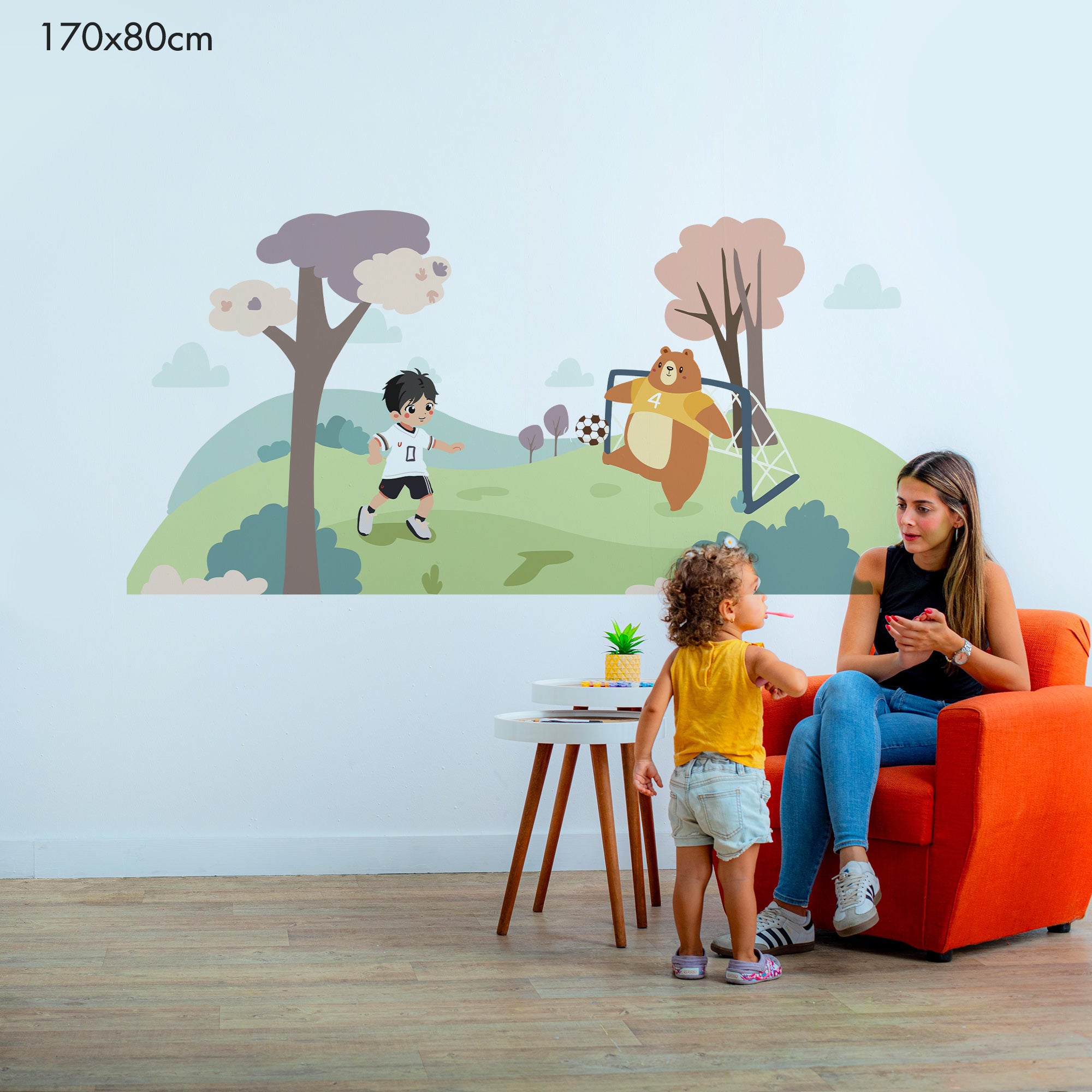 Soccer in Dreamland - Murals by Numbers Kit
