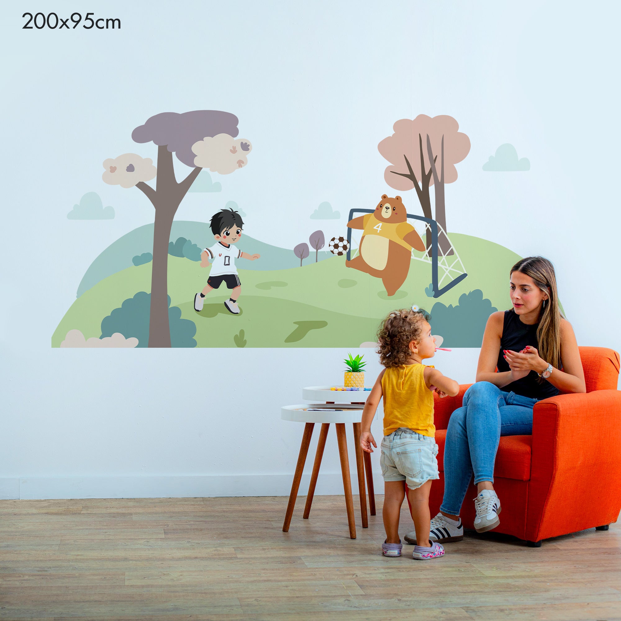 Soccer in Dreamland - Murals by Numbers Kit