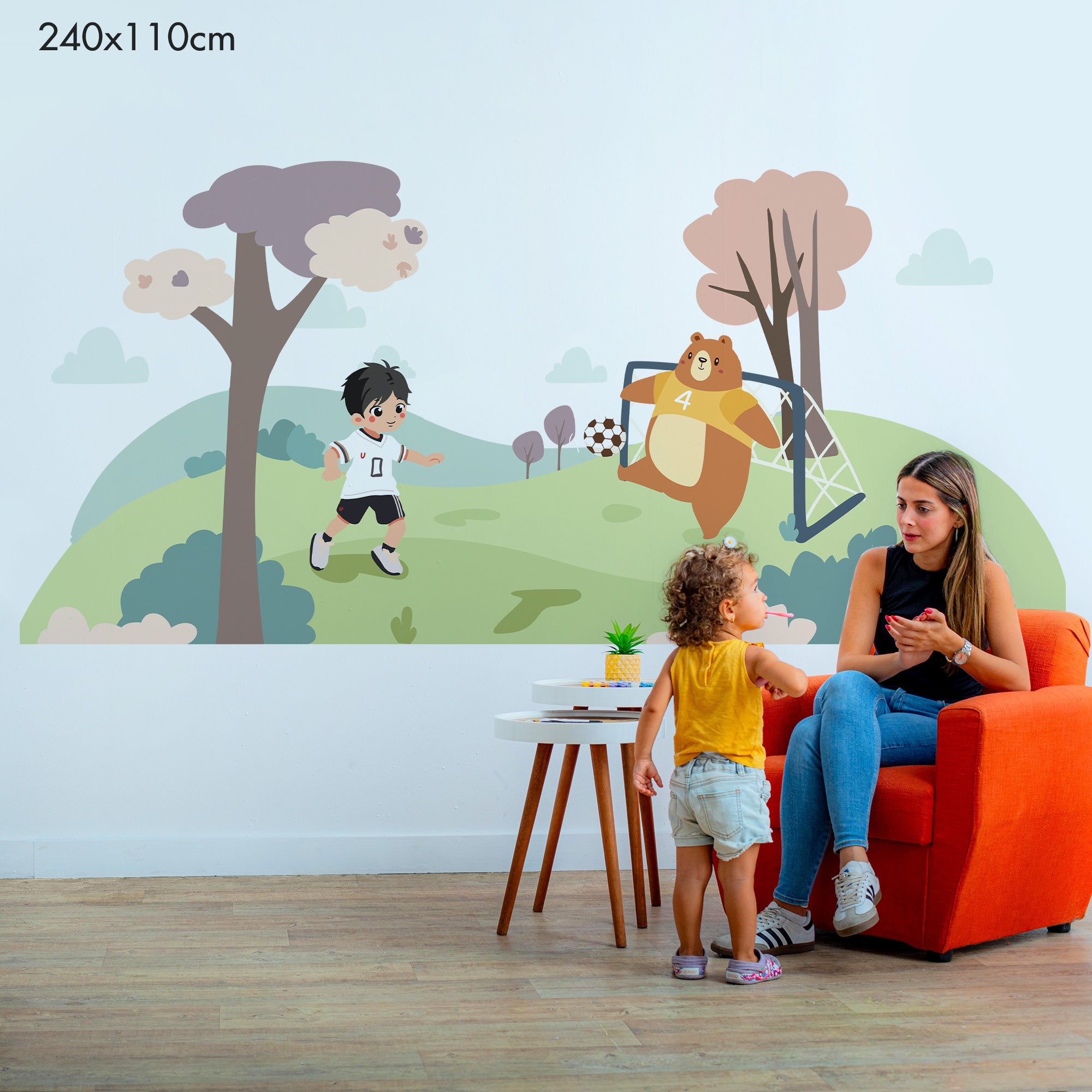 Soccer in Dreamland - Murals by Numbers Kit