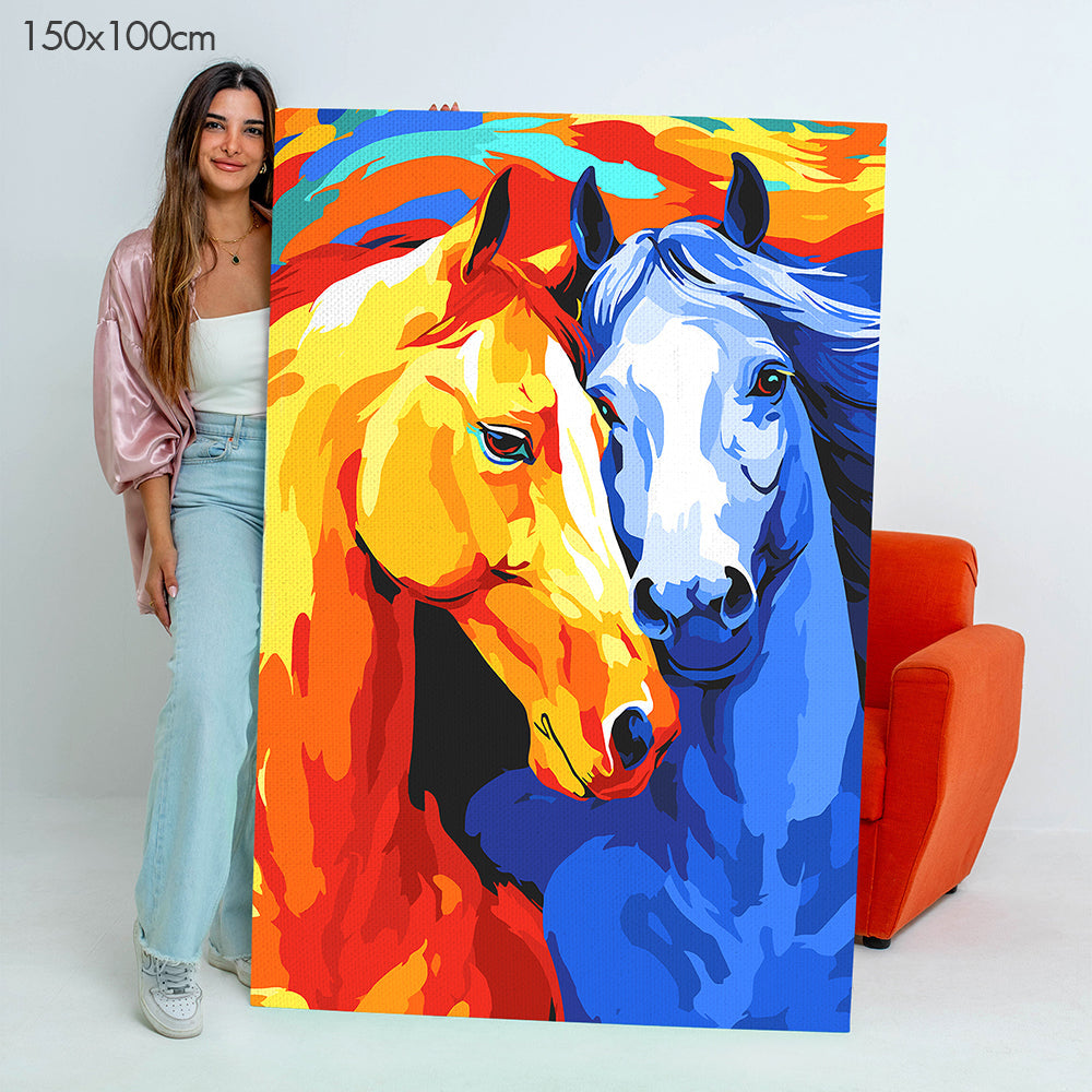 Horses in Harmony - Paint By Numbers Kit