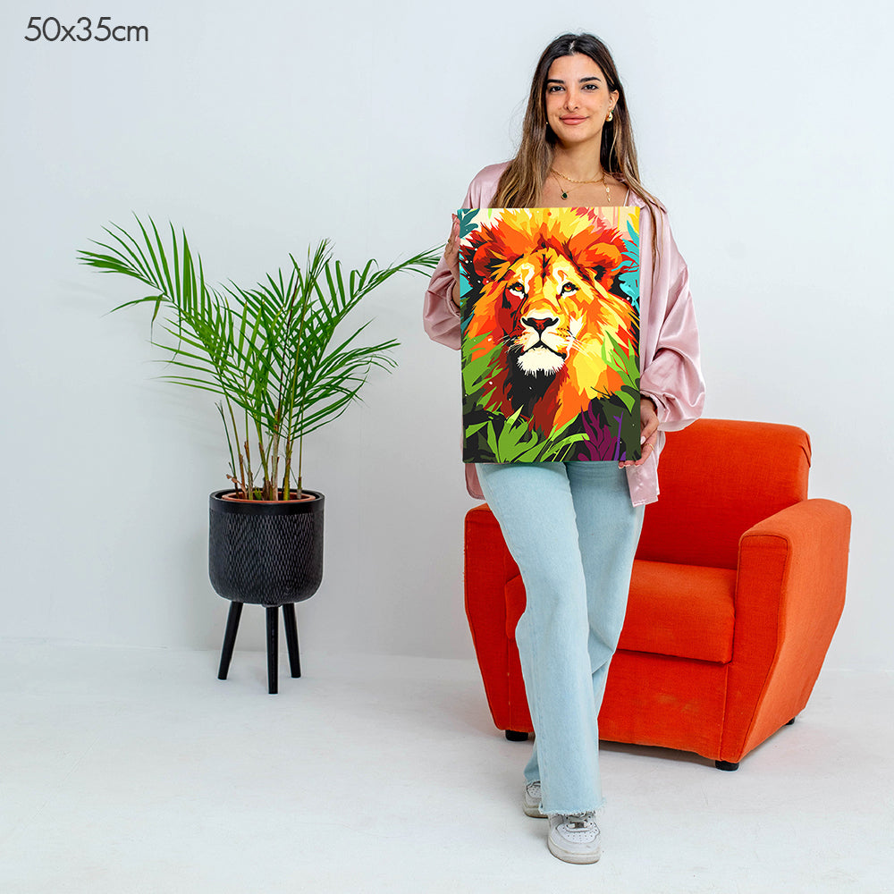 King of the Jungle - Paint By Numbers Kit