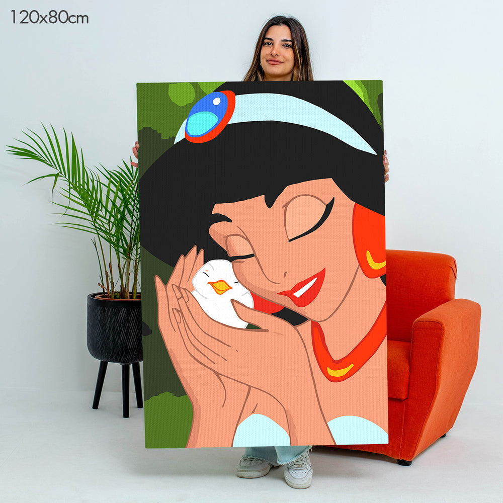 Princess Jasmine - Kids Paint By Numbers Kit