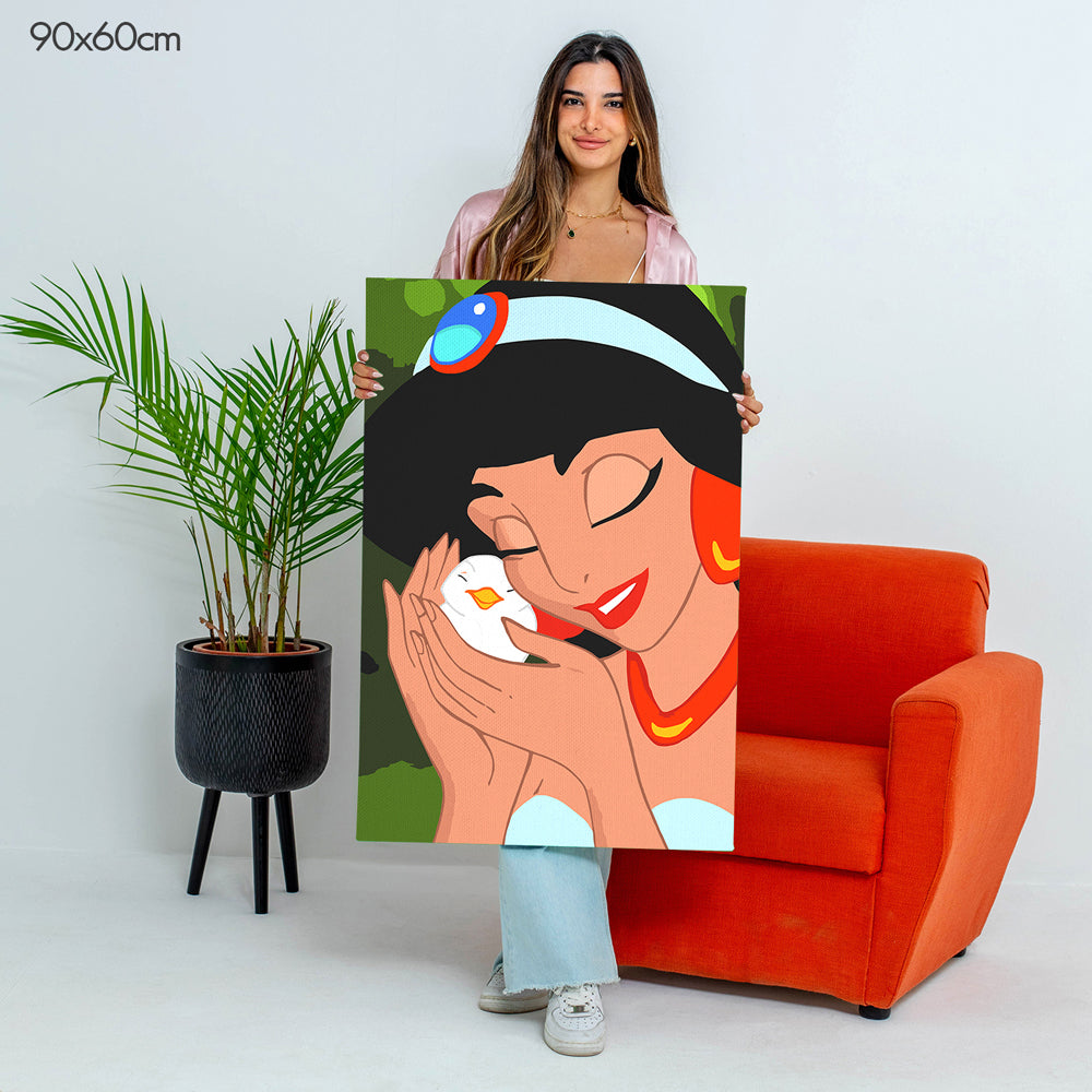 Princess Jasmine - Kids Paint By Numbers Kit