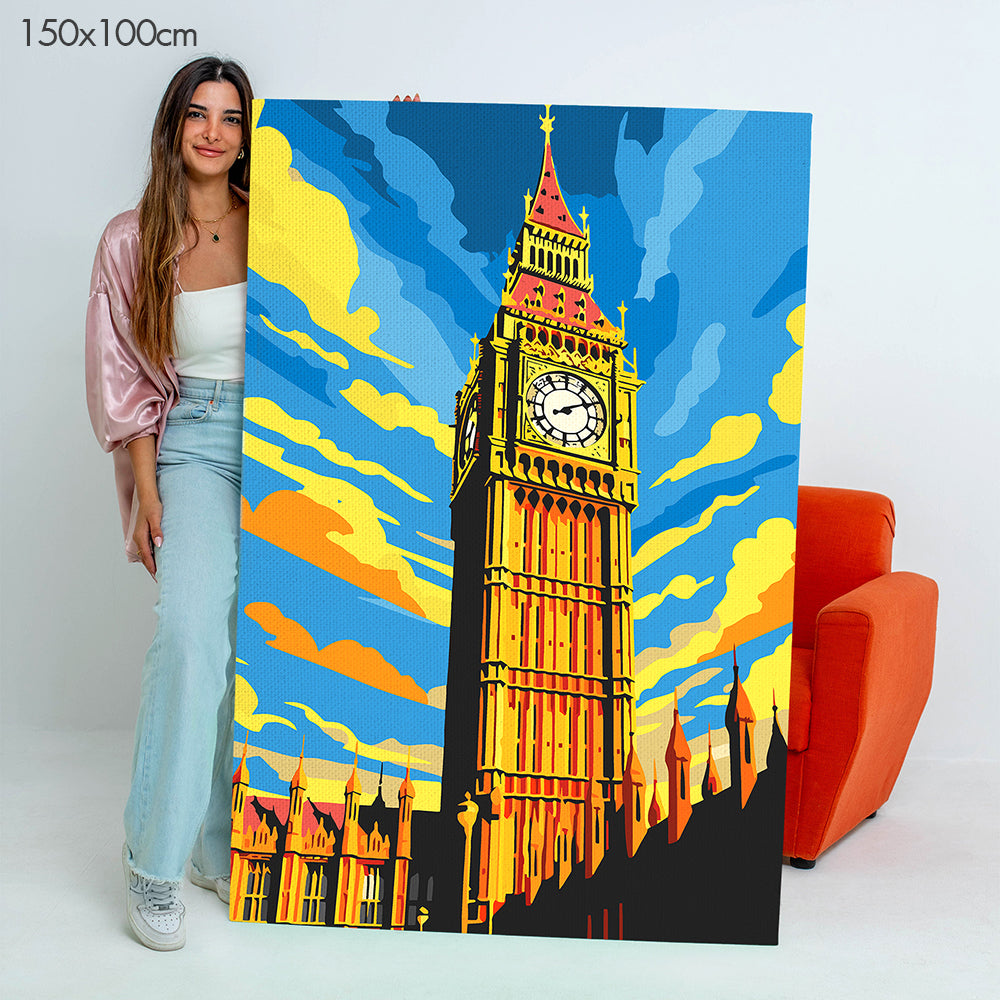 Big Ben Golden Hour - Paint By Numbers Kit