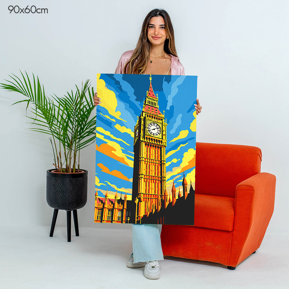 Big Ben Golden Hour - Paint By Numbers Kit