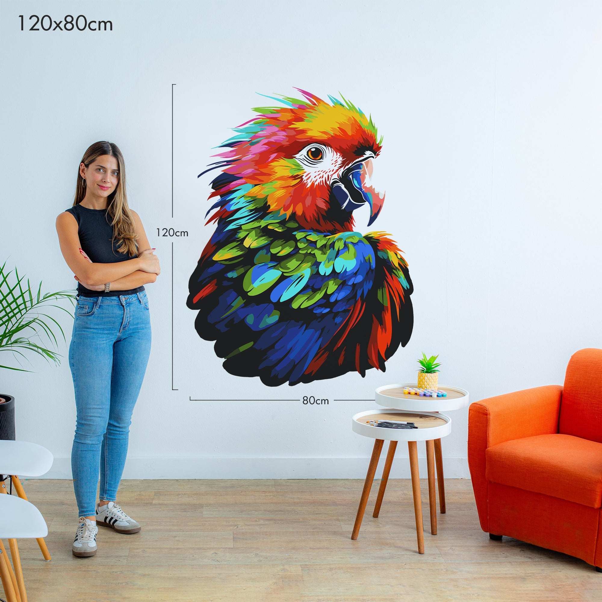 Exotic Parrot - Murals by Numbers Kit