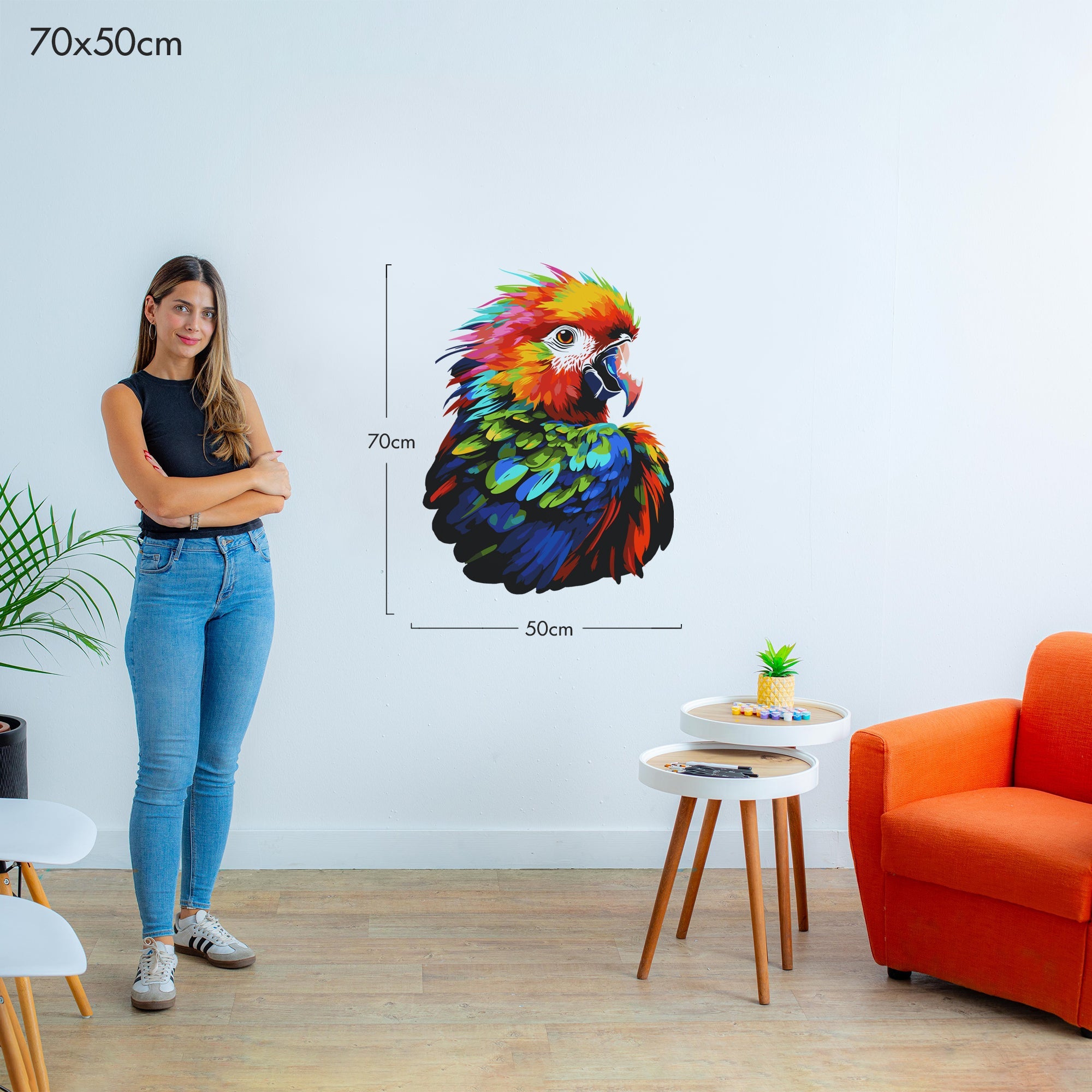Exotic Parrot - Murals by Numbers Kit