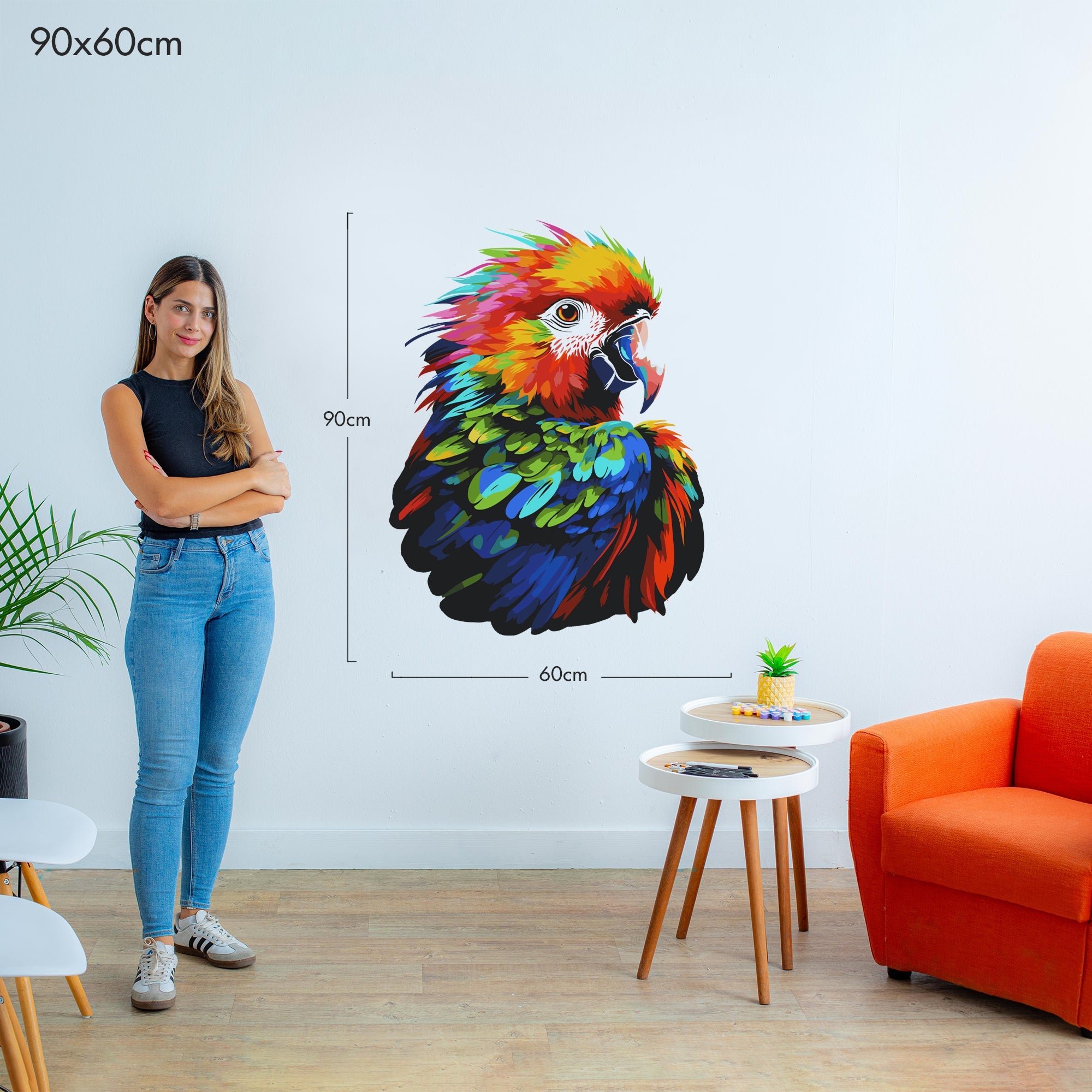 Exotic Parrot - Murals by Numbers Kit
