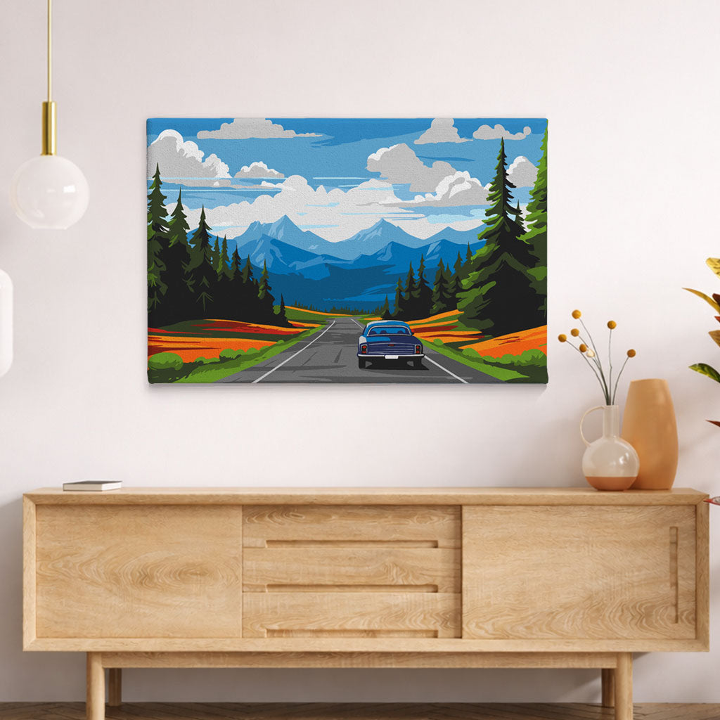 Roadside Nature Escape - Paint By Numbers Kit