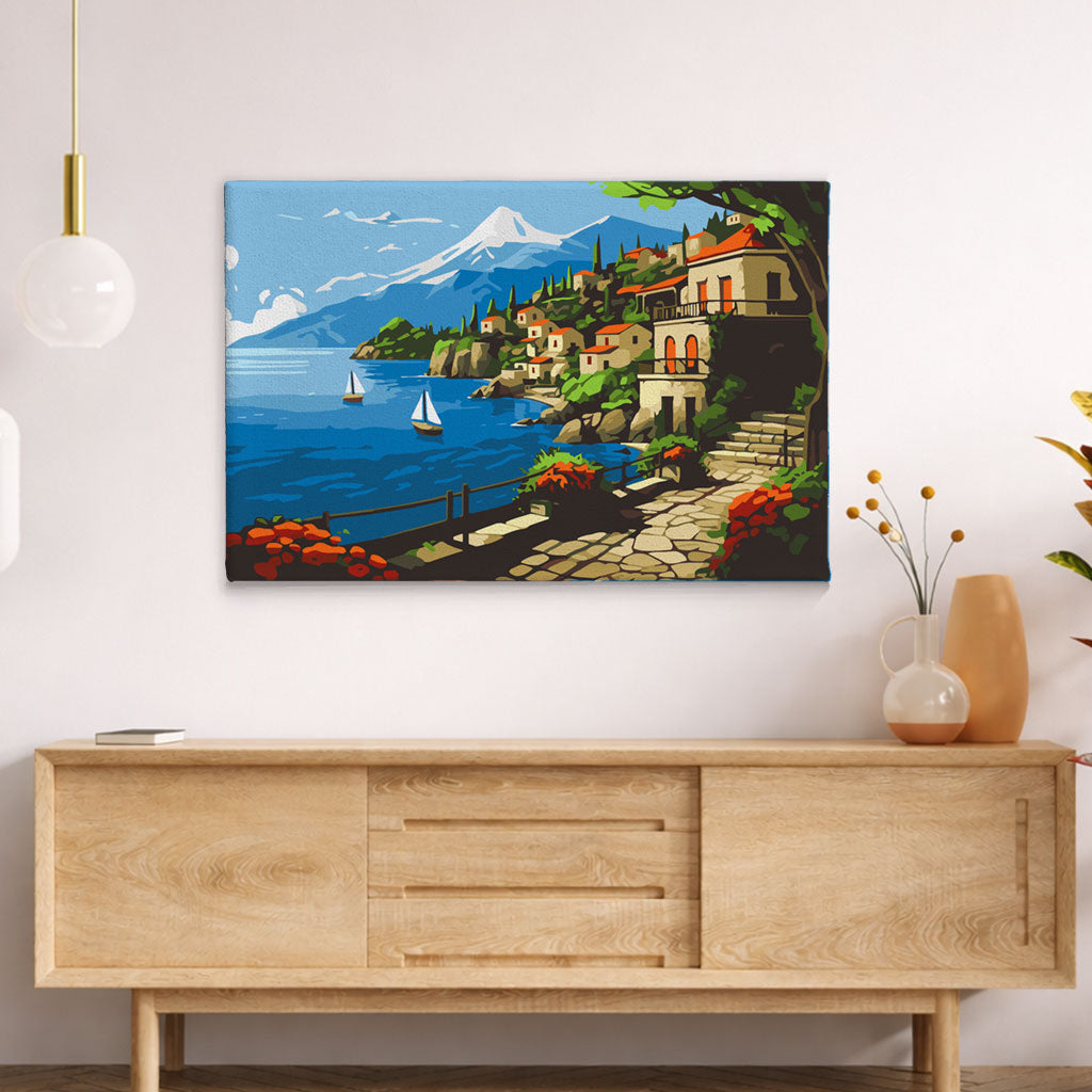 Lakeside Village - Paint By Numbers Kit