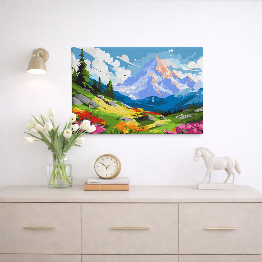 Alpine Masterpiece - Paint By Numbers Kit